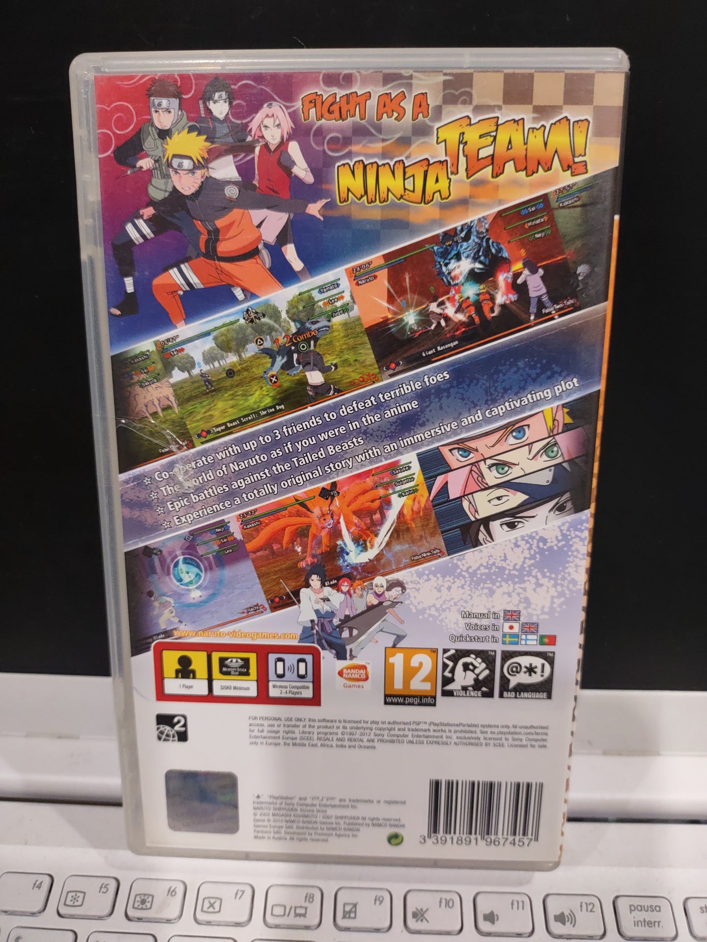 Gioco PSP PlayStation Naruto Shippuden kizuna drive