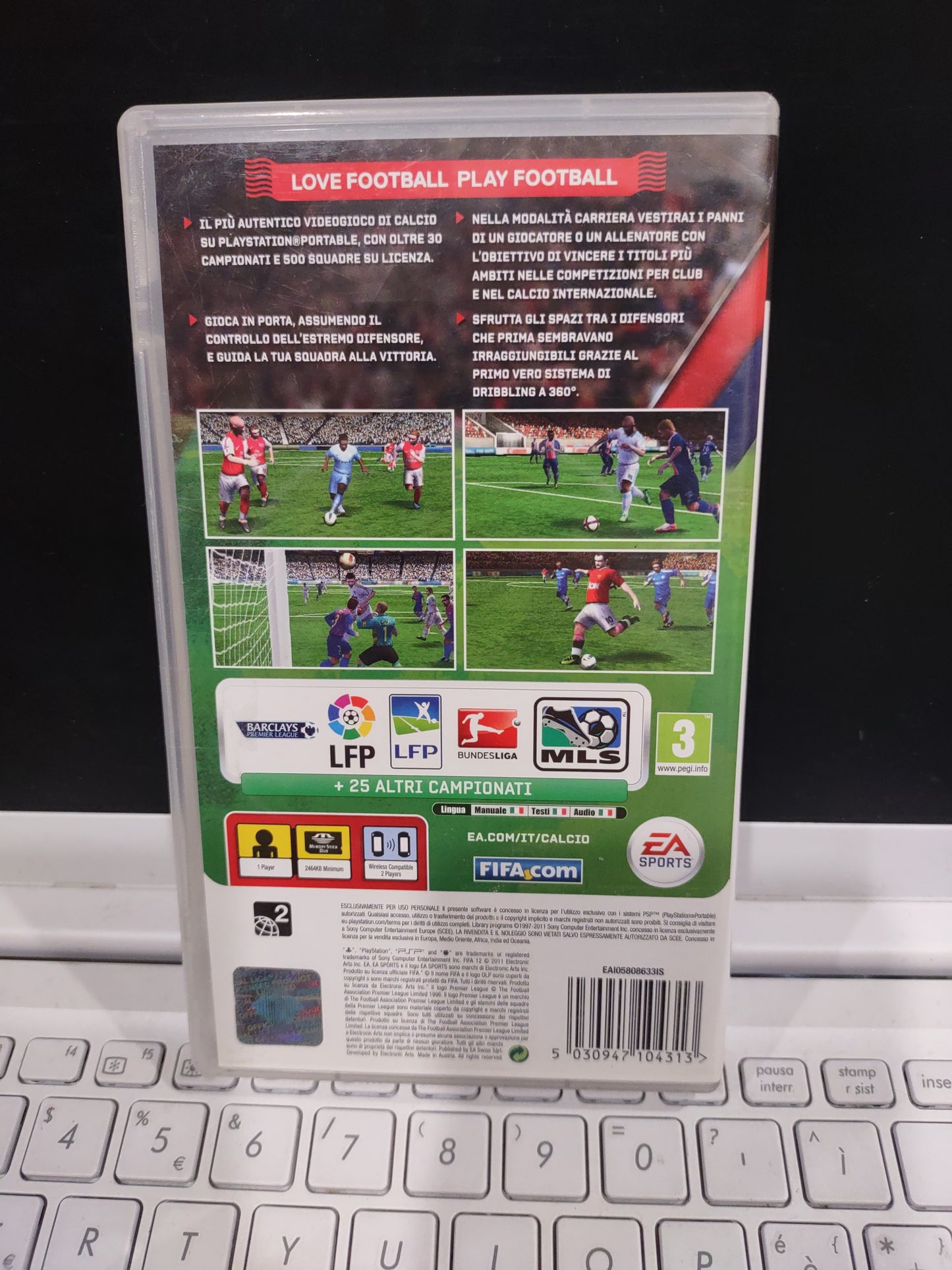 Gioco PSP PlayStation calcio FIFA 12