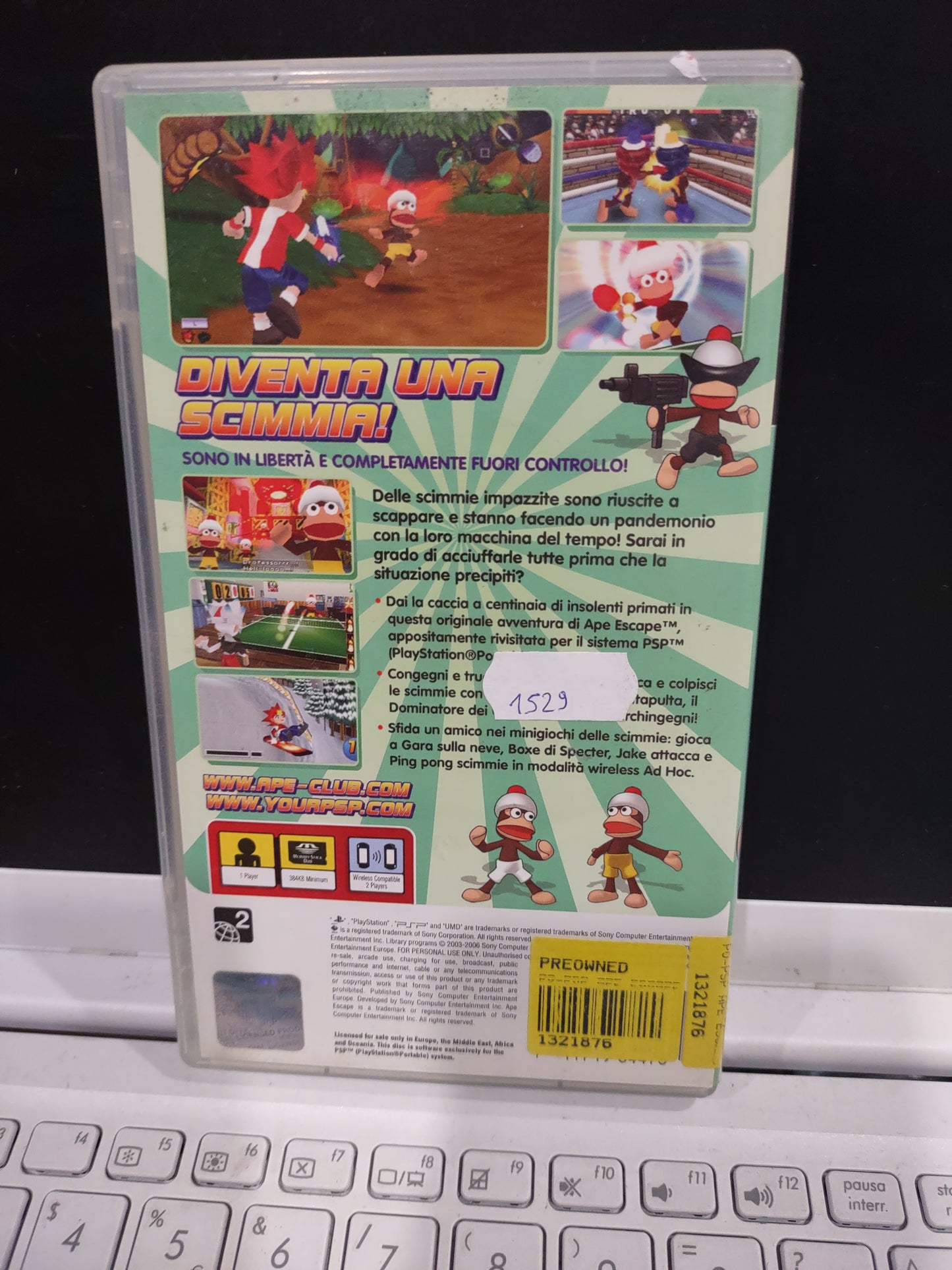 Gioca psp PlayStation ape escape p