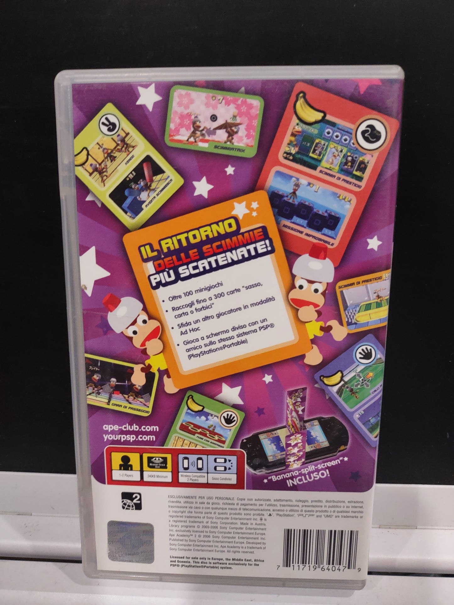 Gioco PSP PlayStation ape accademy 2