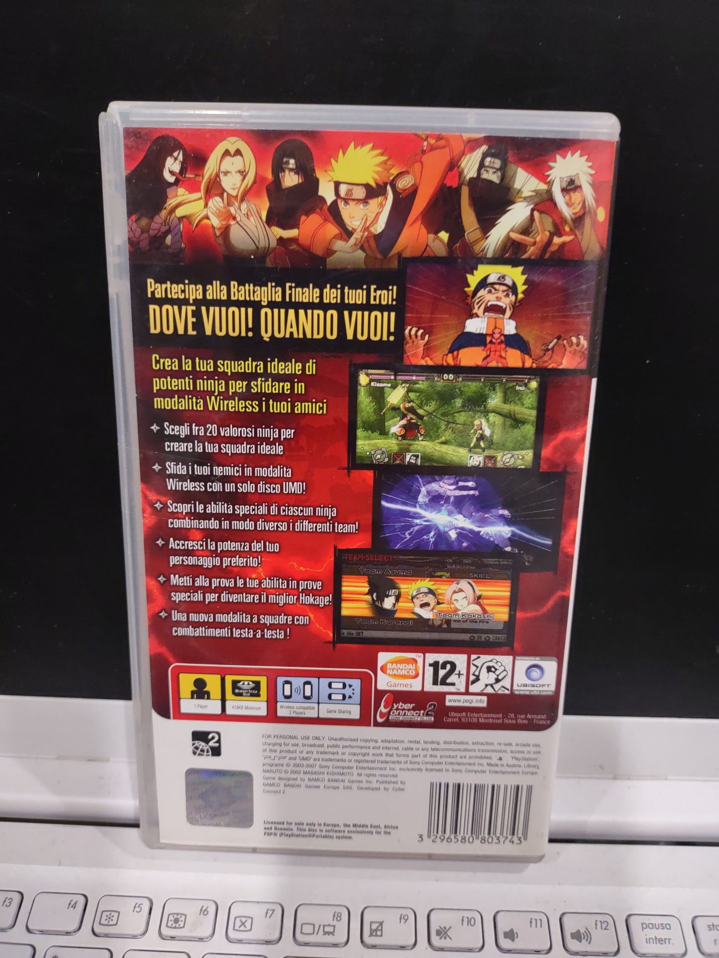 Gioco PSP PlayStation Naruto ultimate ninja Heroes