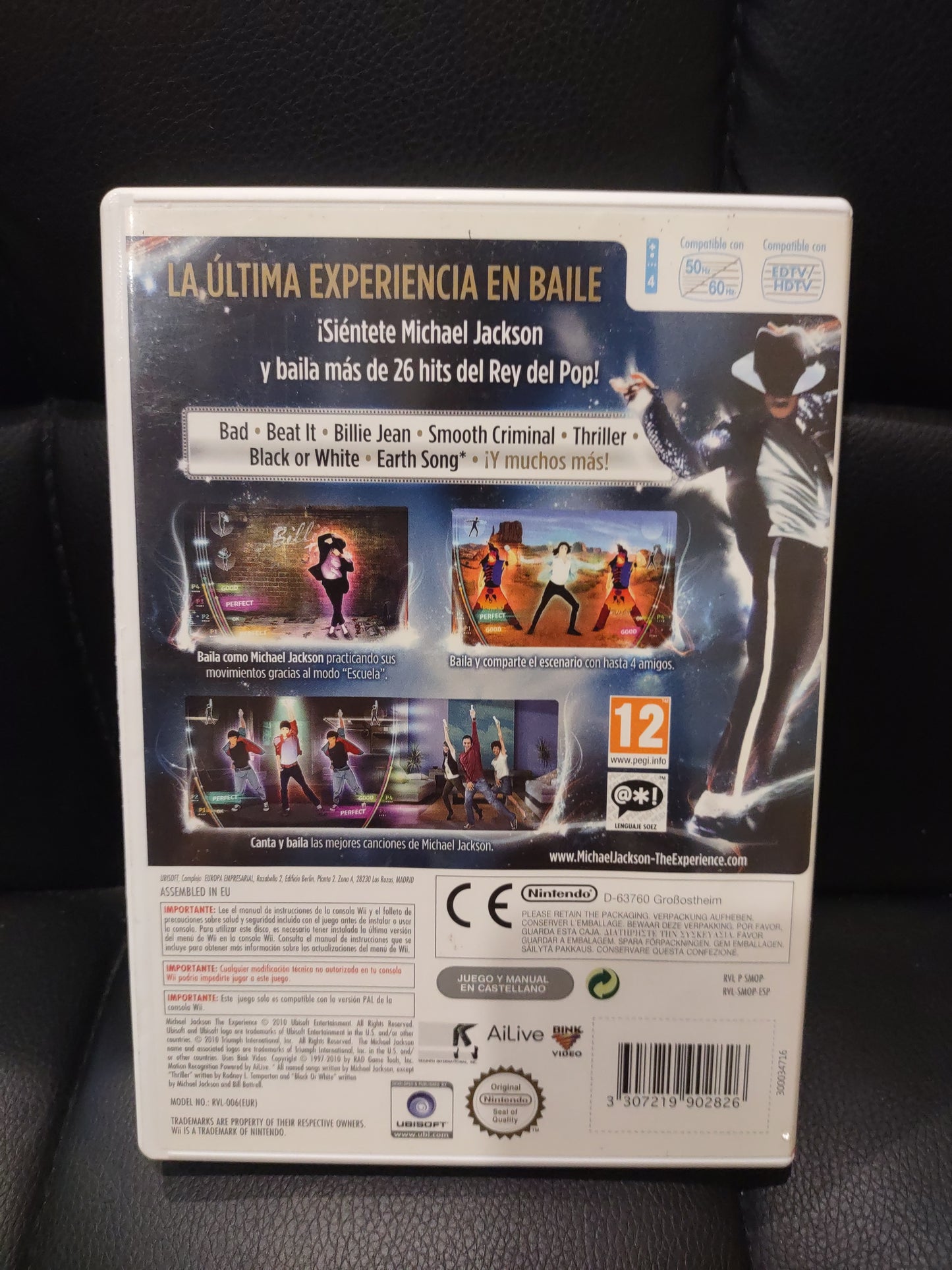 Gioco Nintendo Wii Michael Jackson the experience