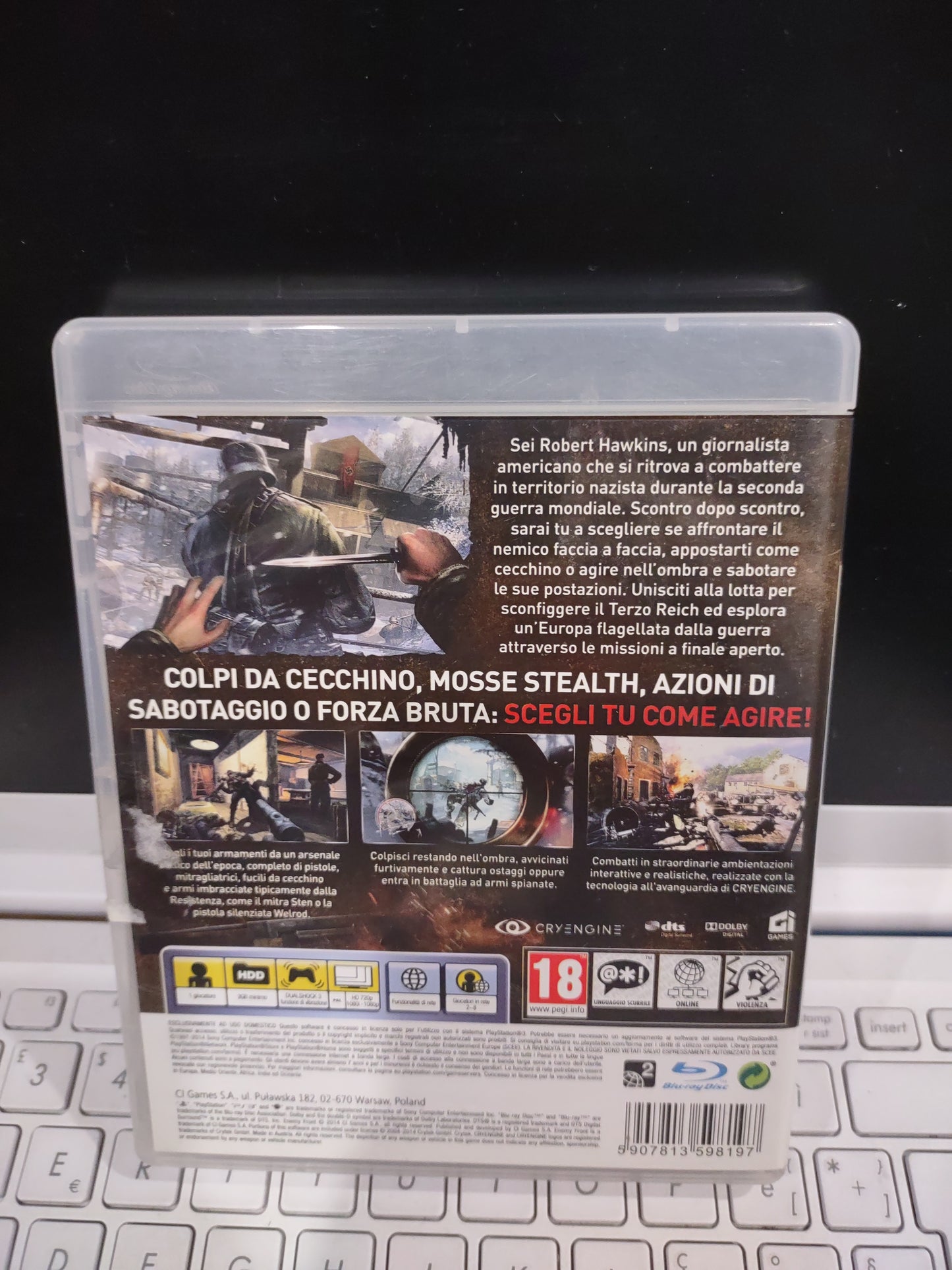 Gioco ps3 PlayStation enemy front guerra limited edition