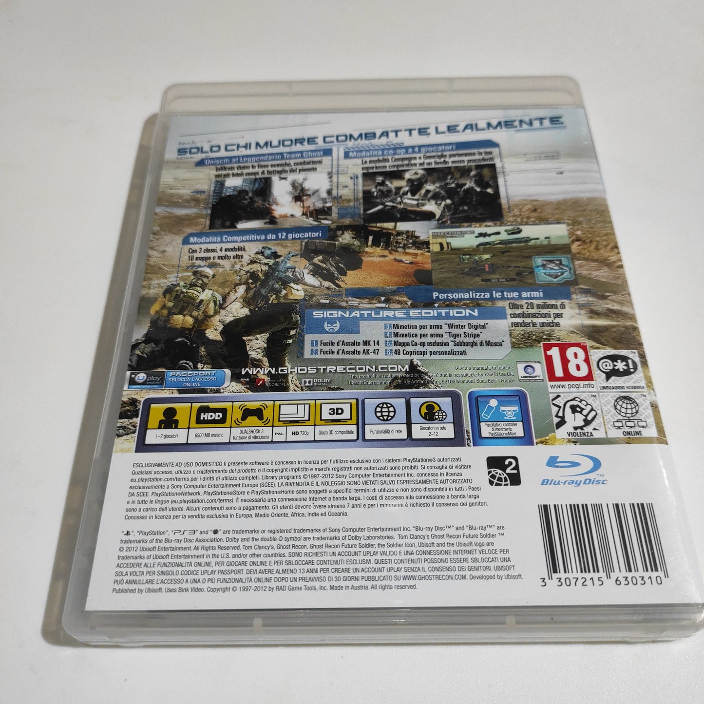 Gioco ps3 playstation 3 ghist recon