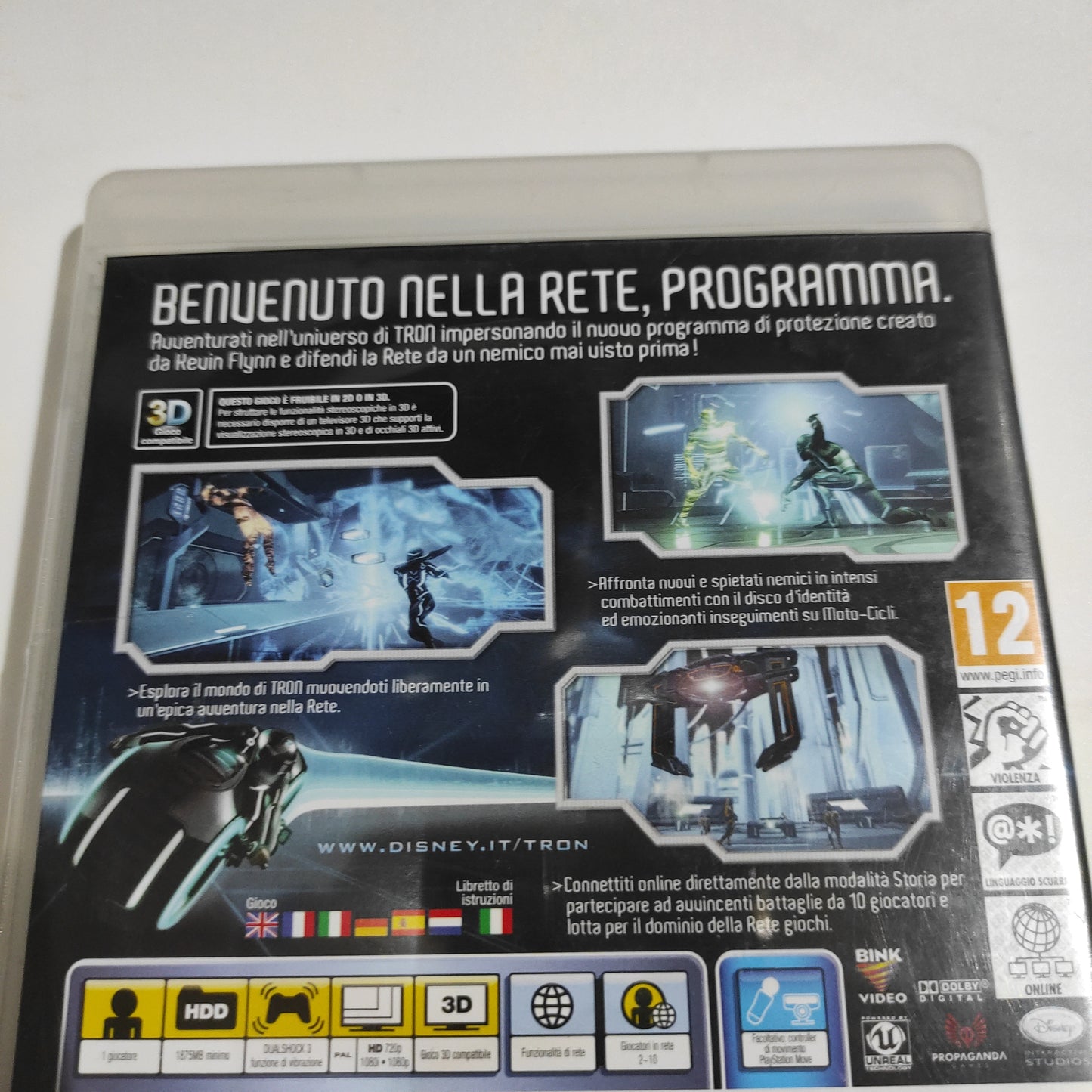 Gioco ps3 playstation 3 tron