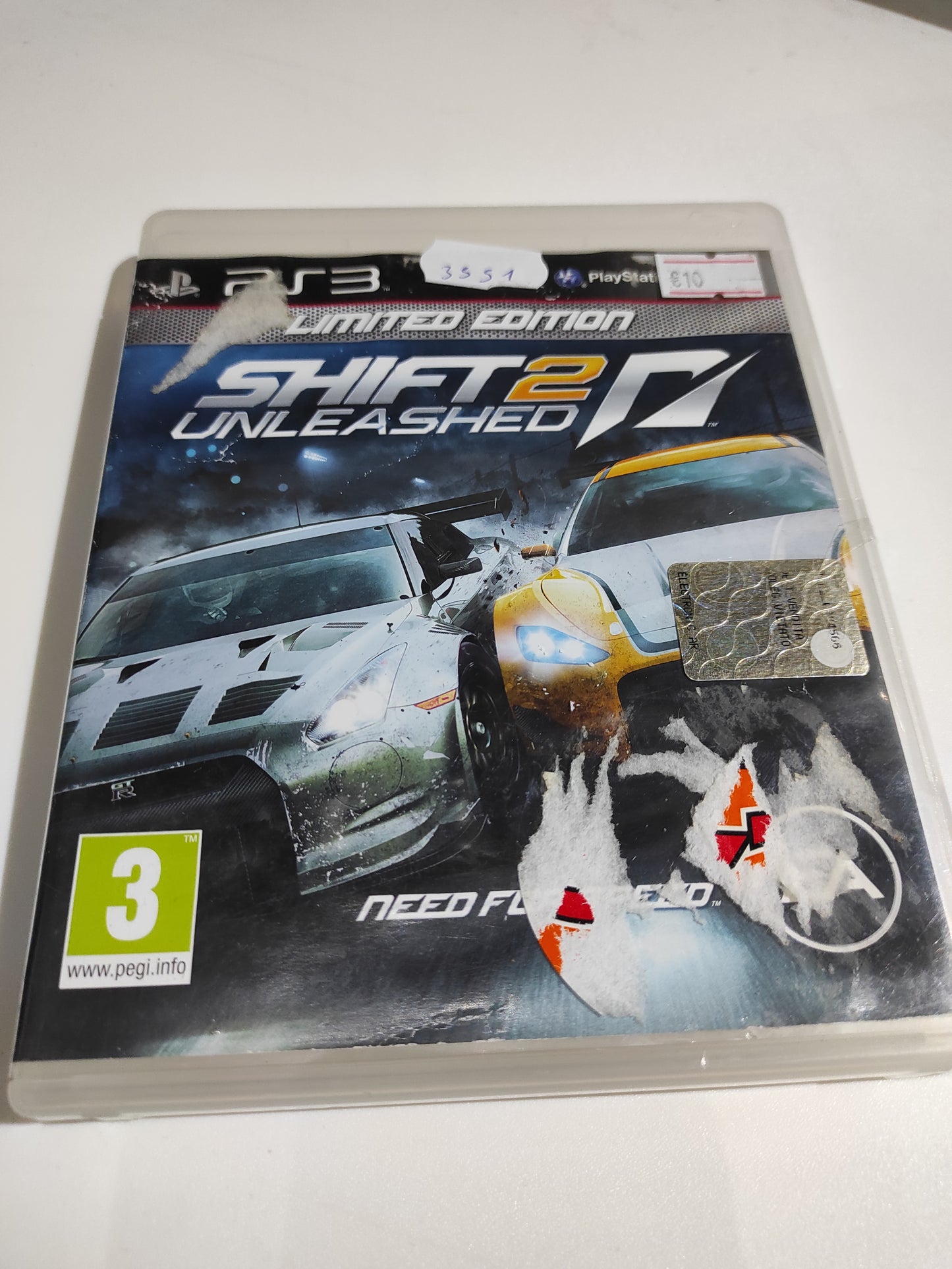 Gioco ps3 playstation 3 shift 2 unleashed