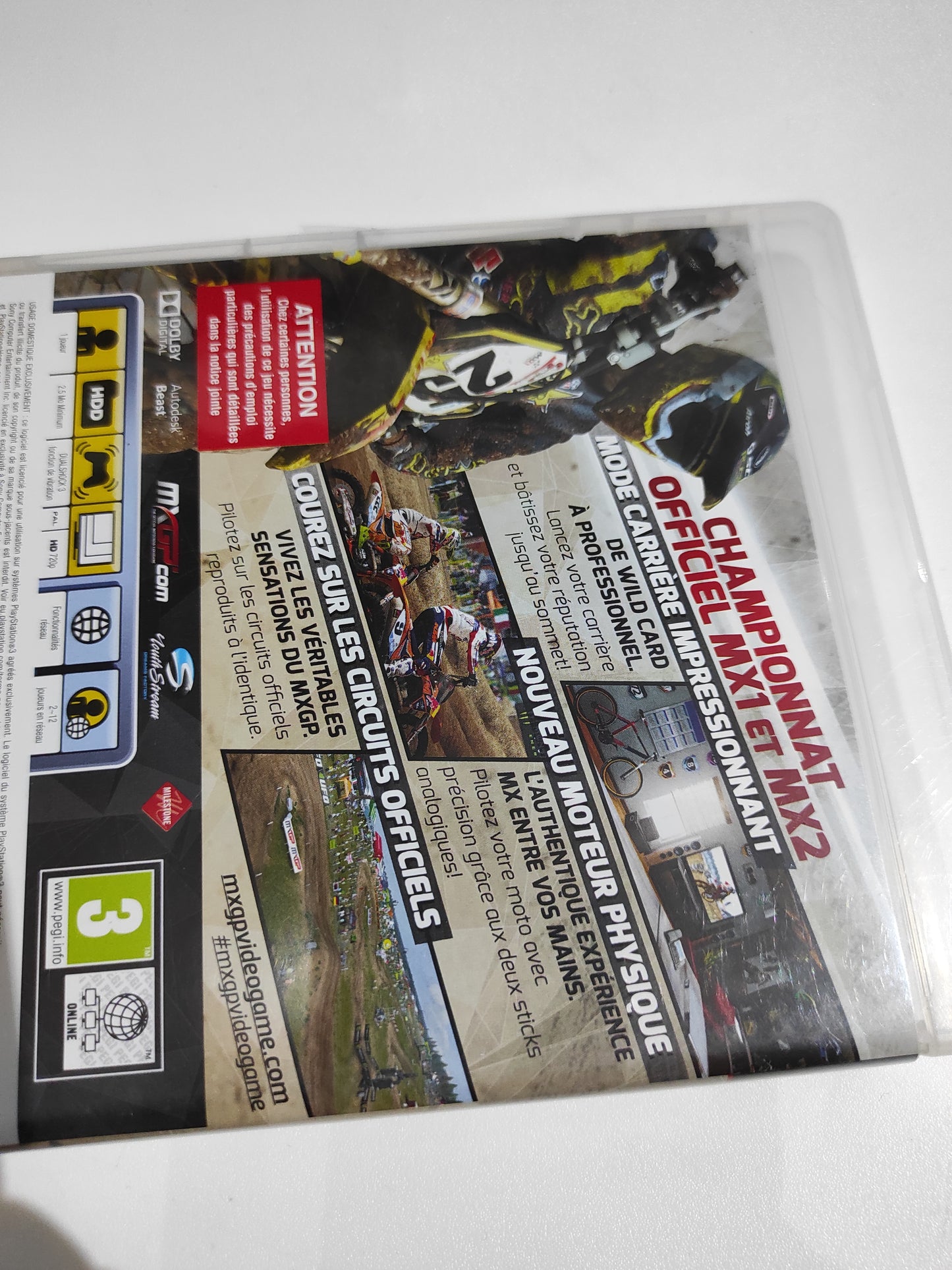 Gioco ps3 playstation 3 mxgp moto