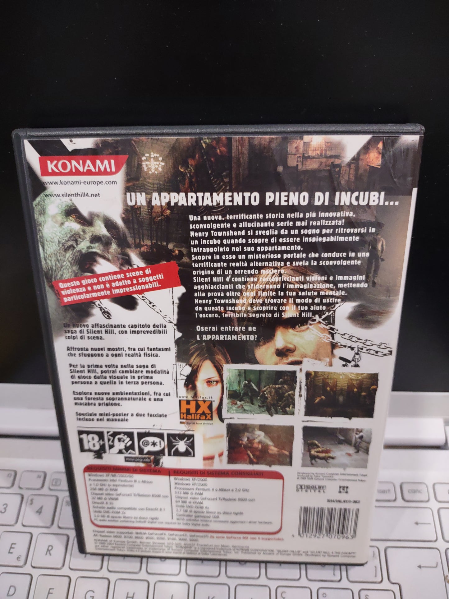 Gioco PC computer silent Hill 4 the room CD-Rom