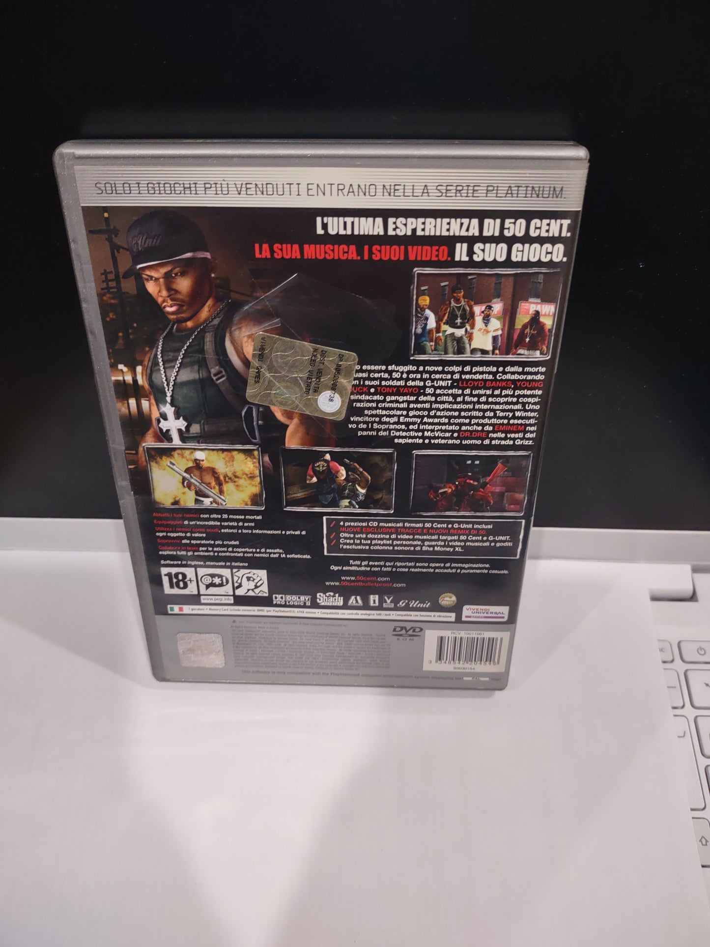 Il gioco PS2 PlayStation 50 cent bulletproof