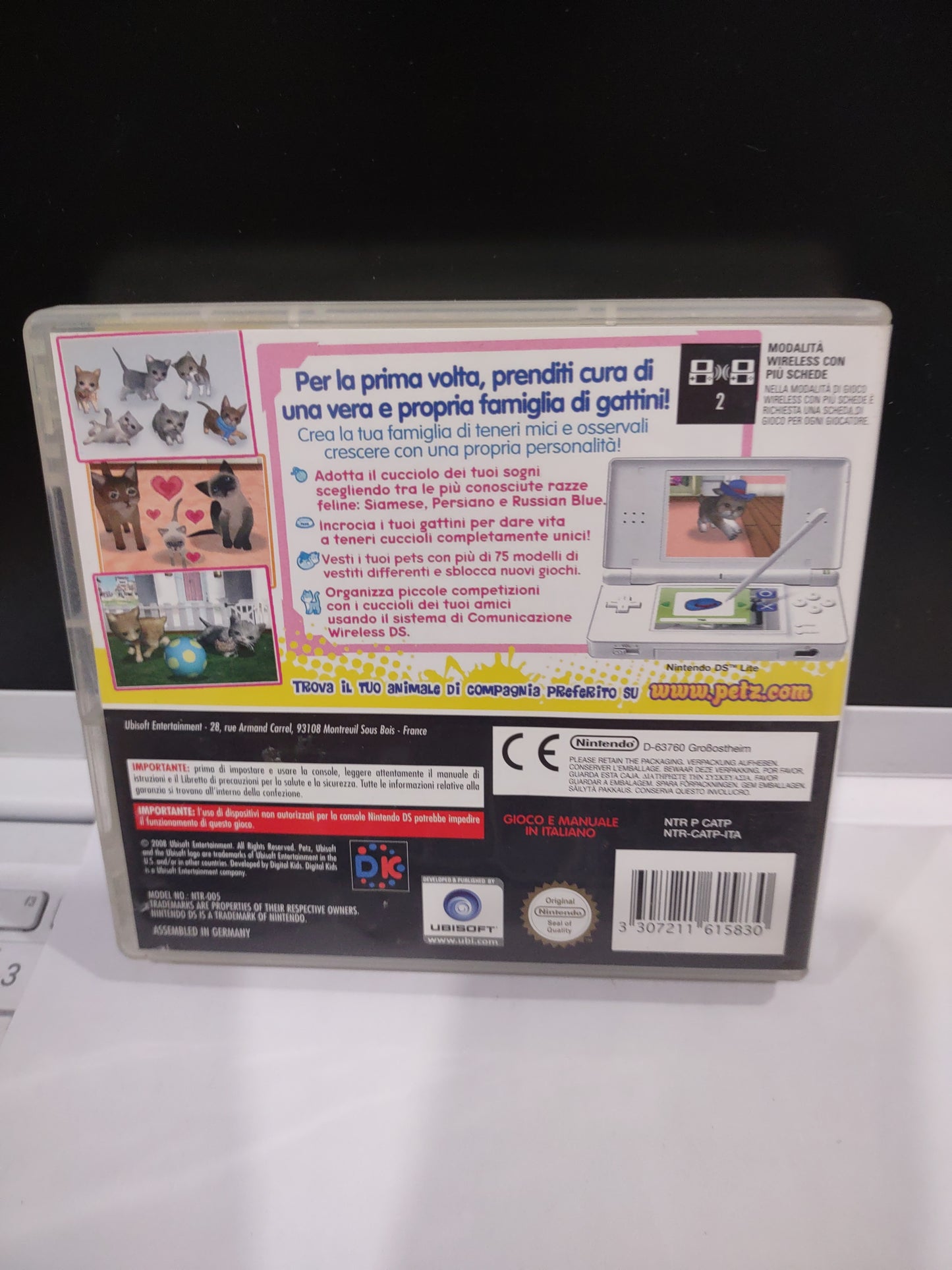 Gioco Nintendo DS gattini Petz