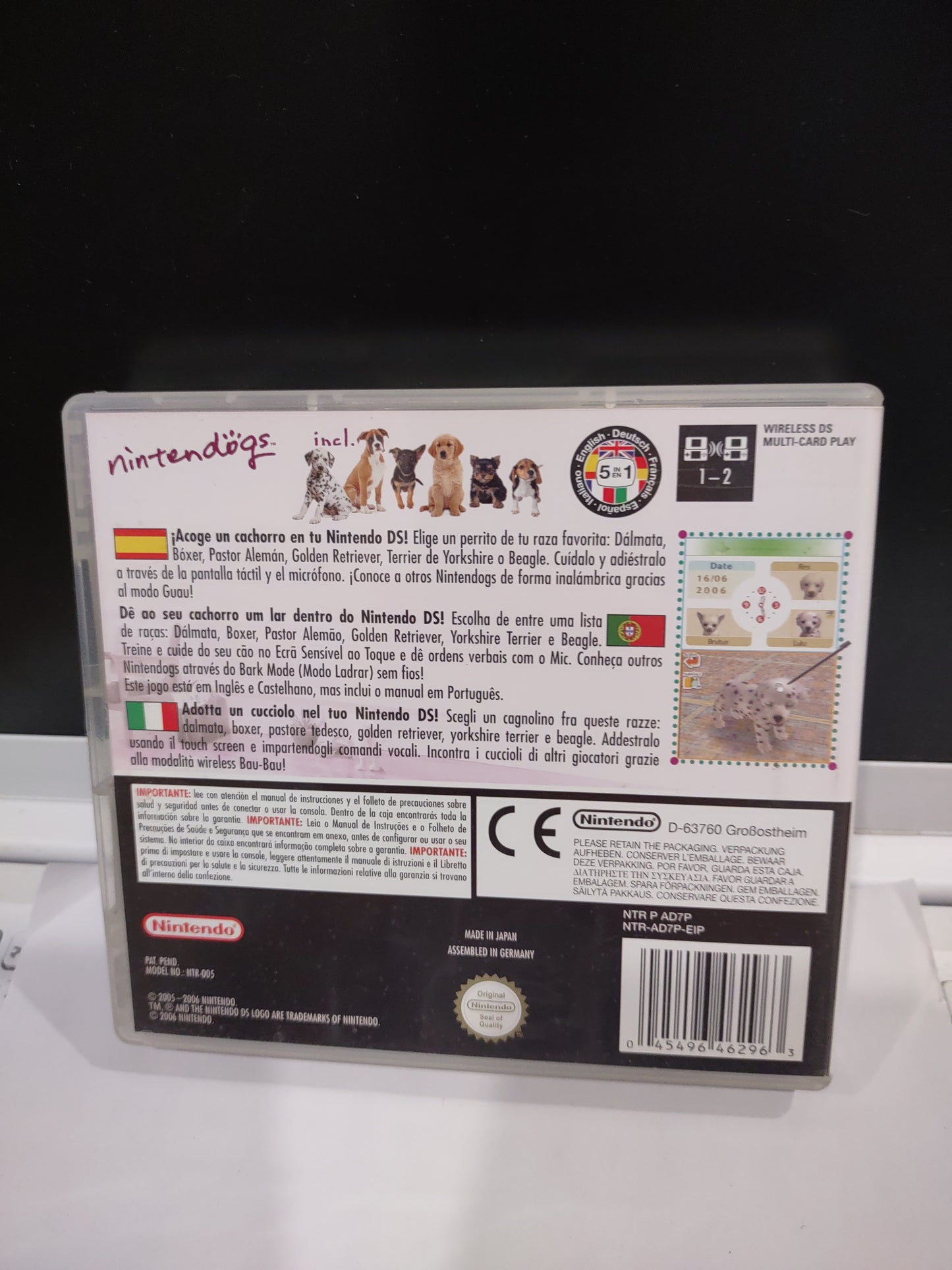 Gioco nintendogs Nintendo DS dalmatian