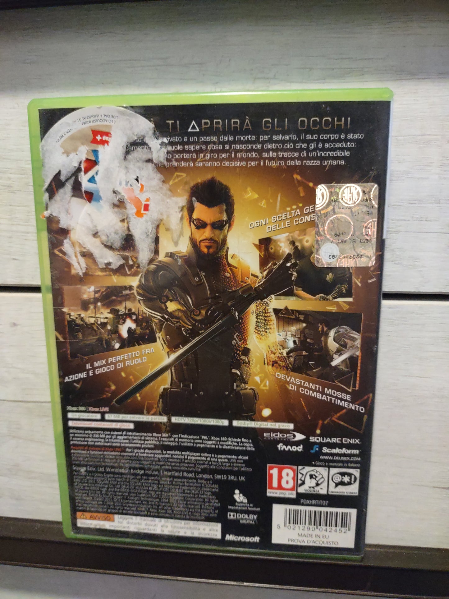 Gioco Xbox 360 deus ex human Revolution PAL