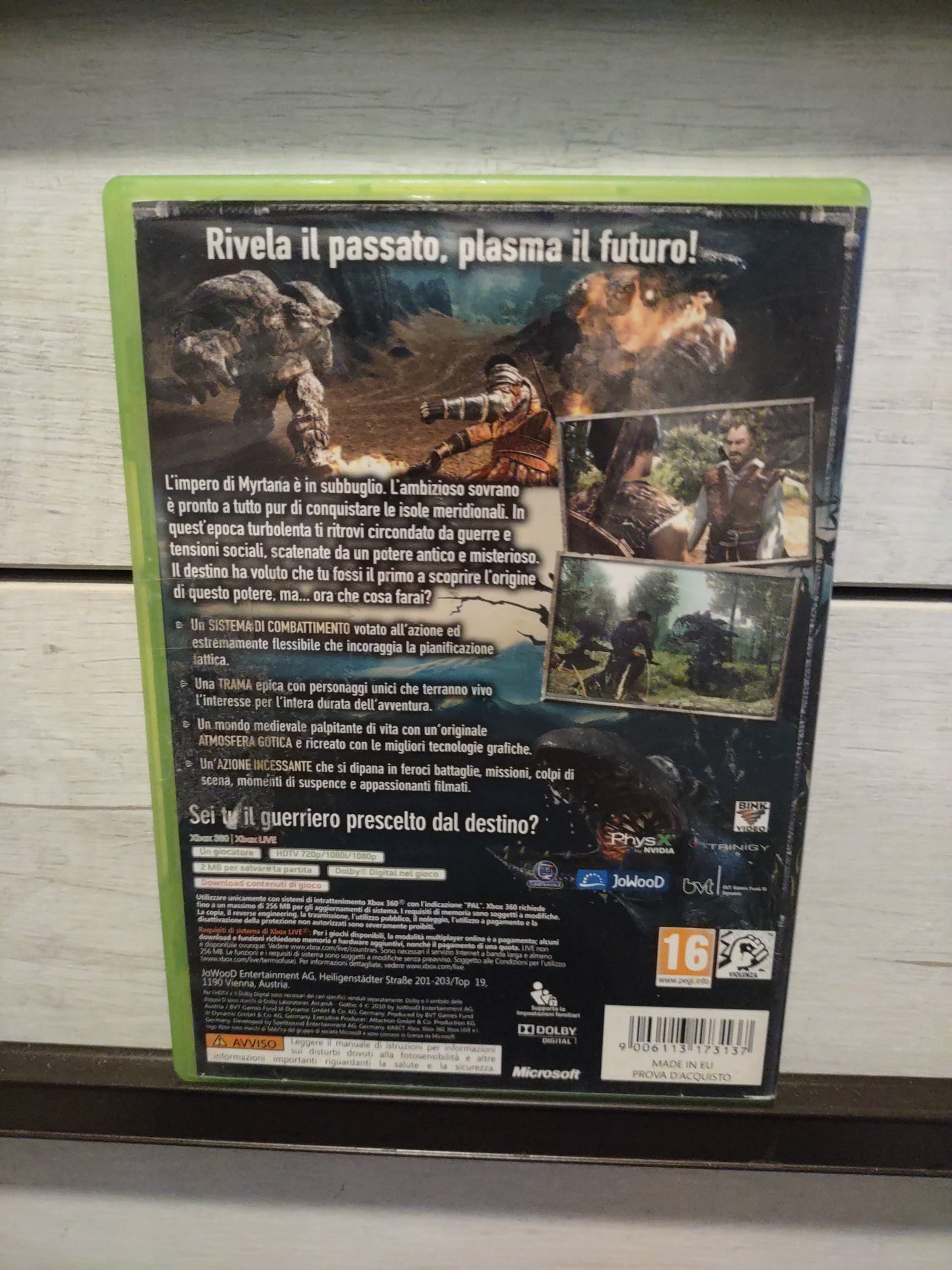 Geova Xbox 360 arcania gothic 4