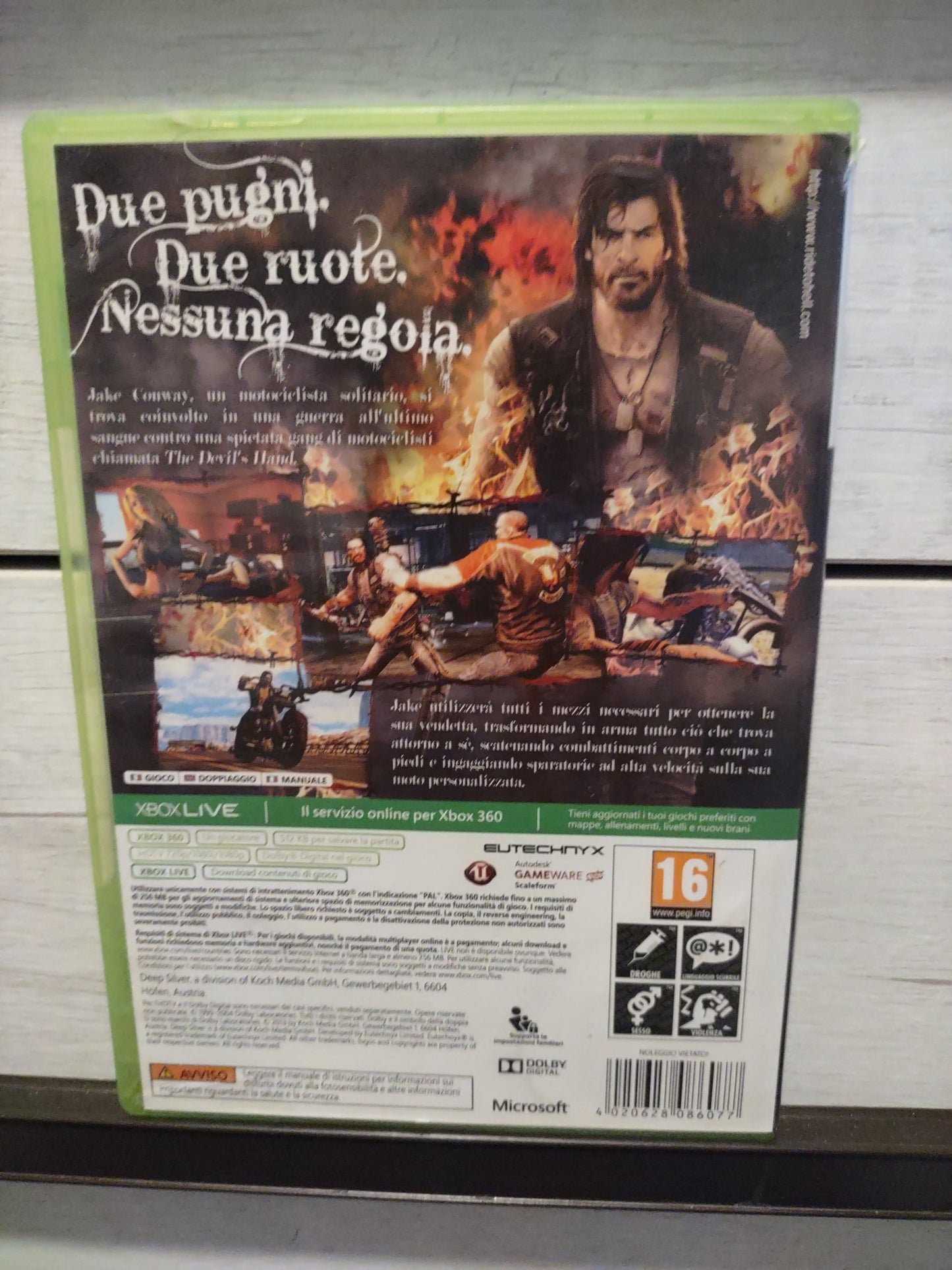 Gioco Xbox 360 ride to hell retribution