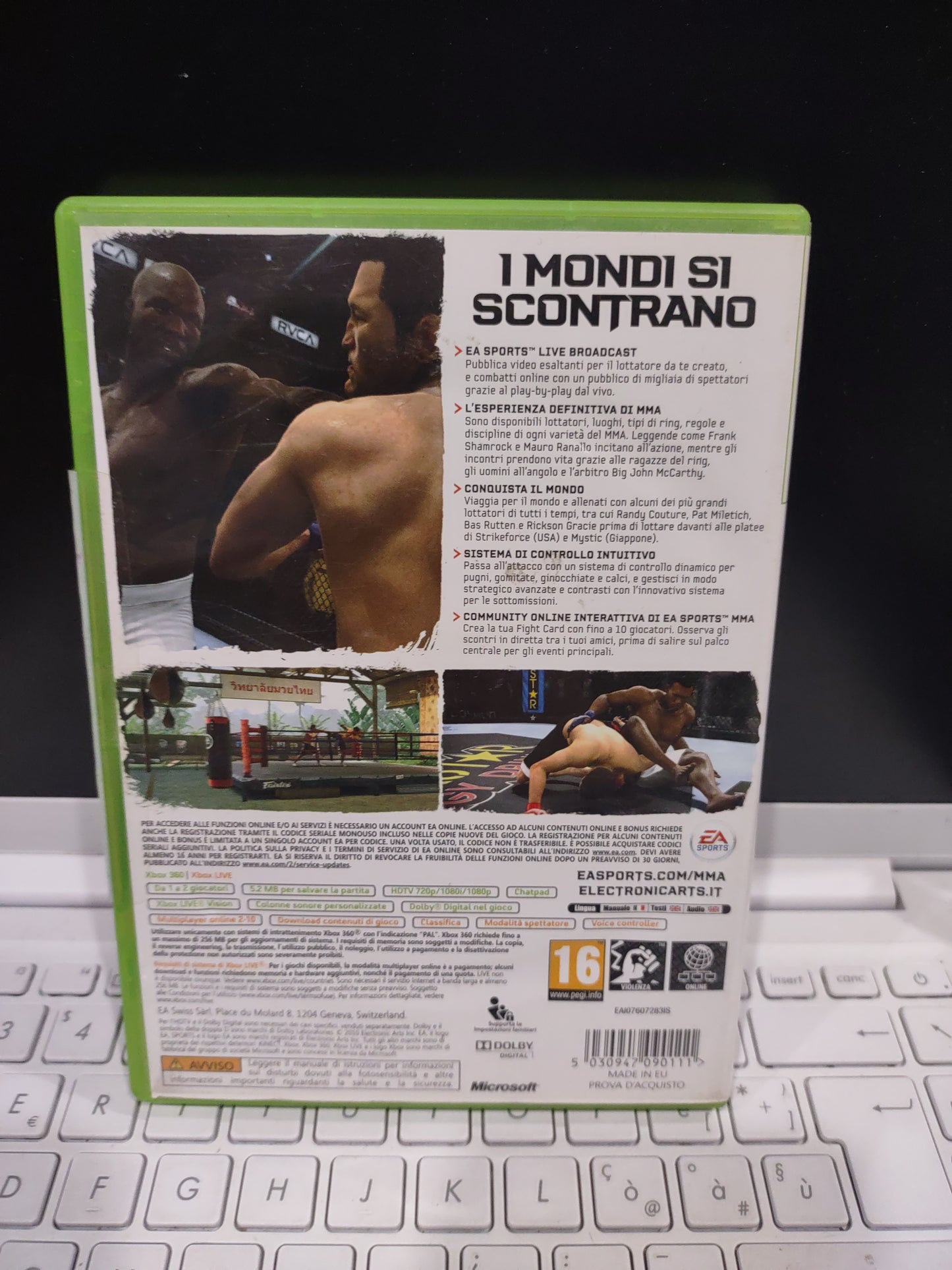 Gioco Xbox 360 MMA ita lotta