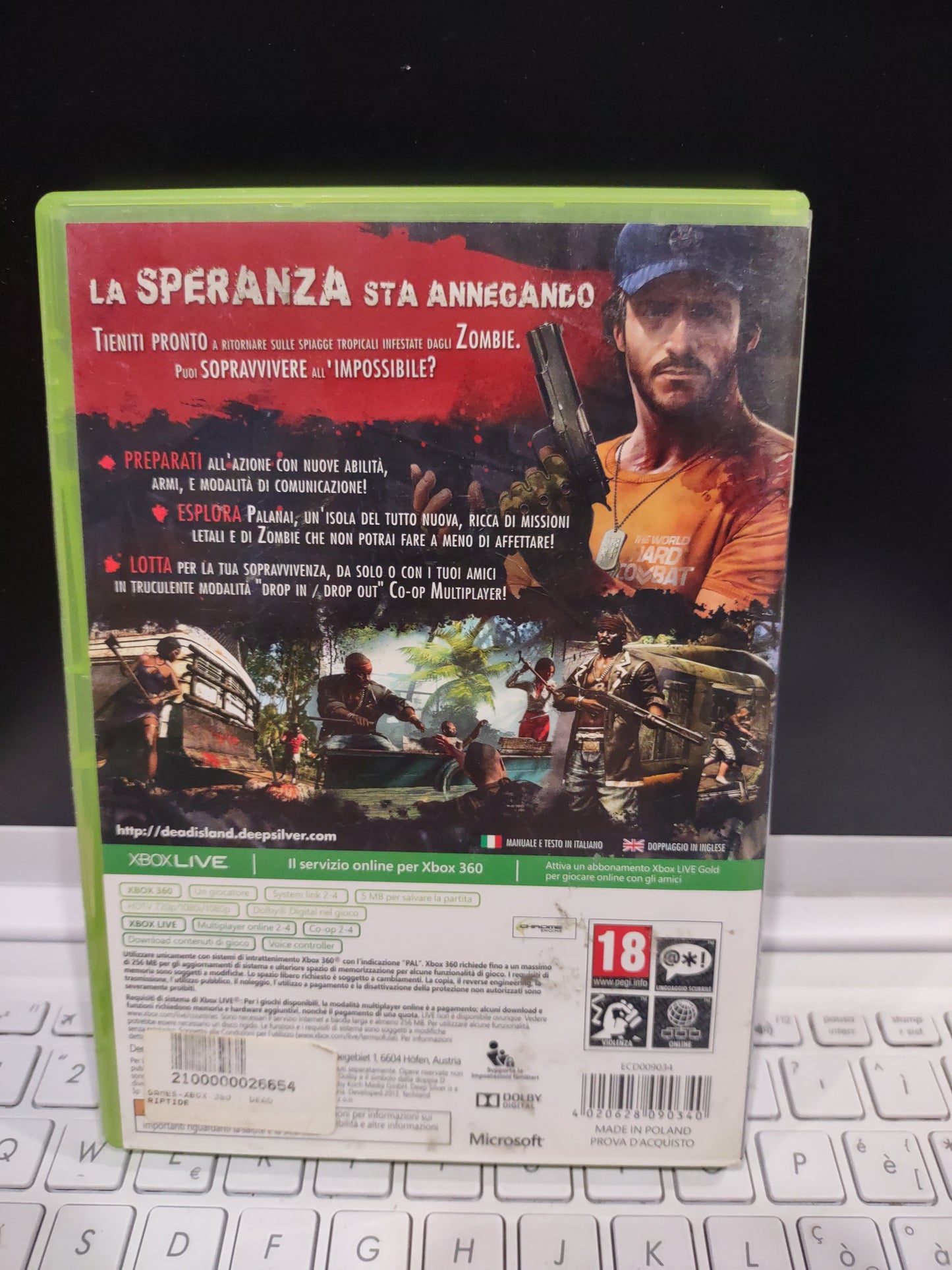 Gioco Xbox 360 dead Island riptide ita