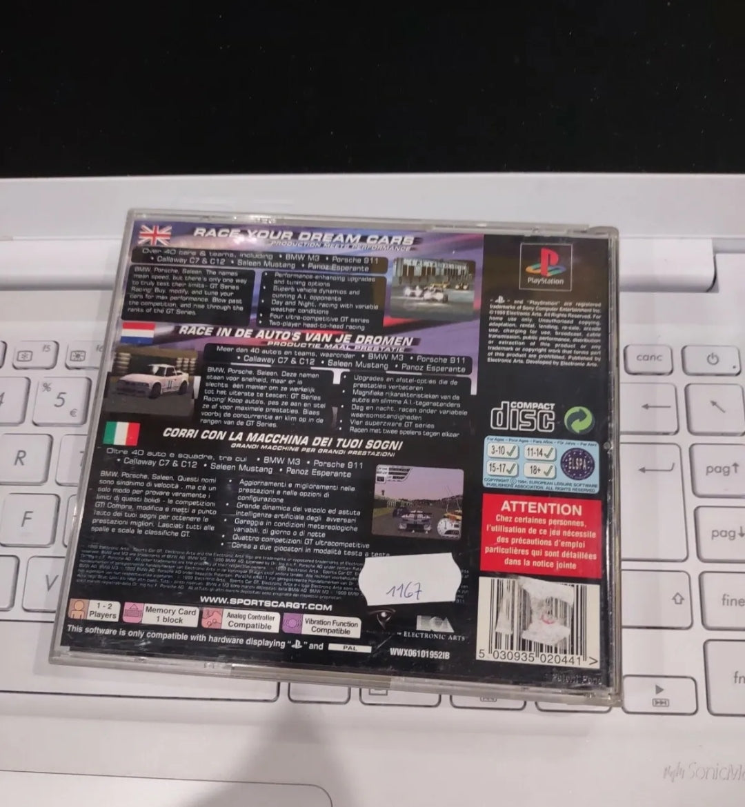 Gioco per PlayStation Sports Car GT, Eletronic Arts 1999 BMW ps1