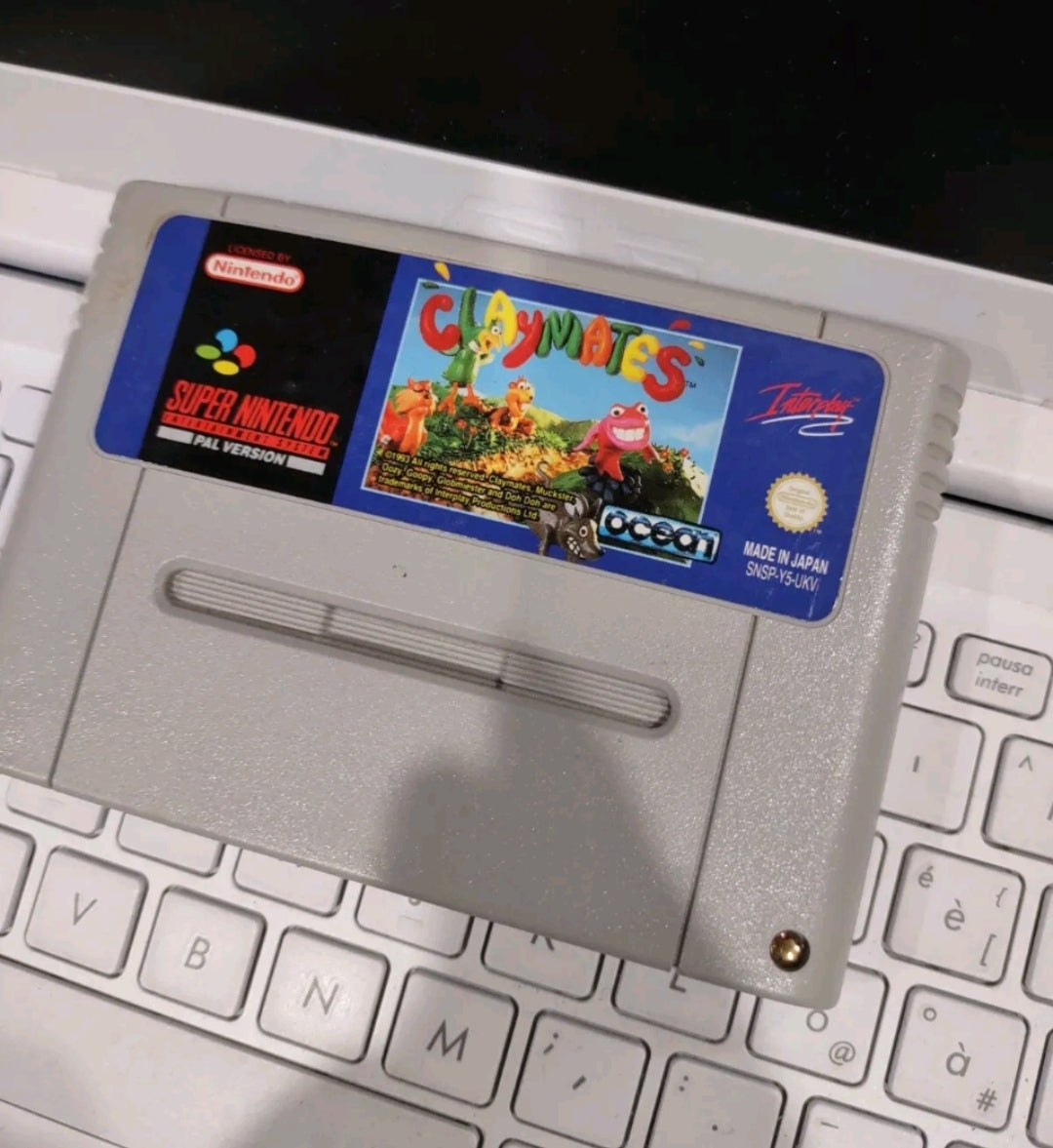 CLAYMATES GIOCO SUPER NINTENDO PAL ukv SNES
