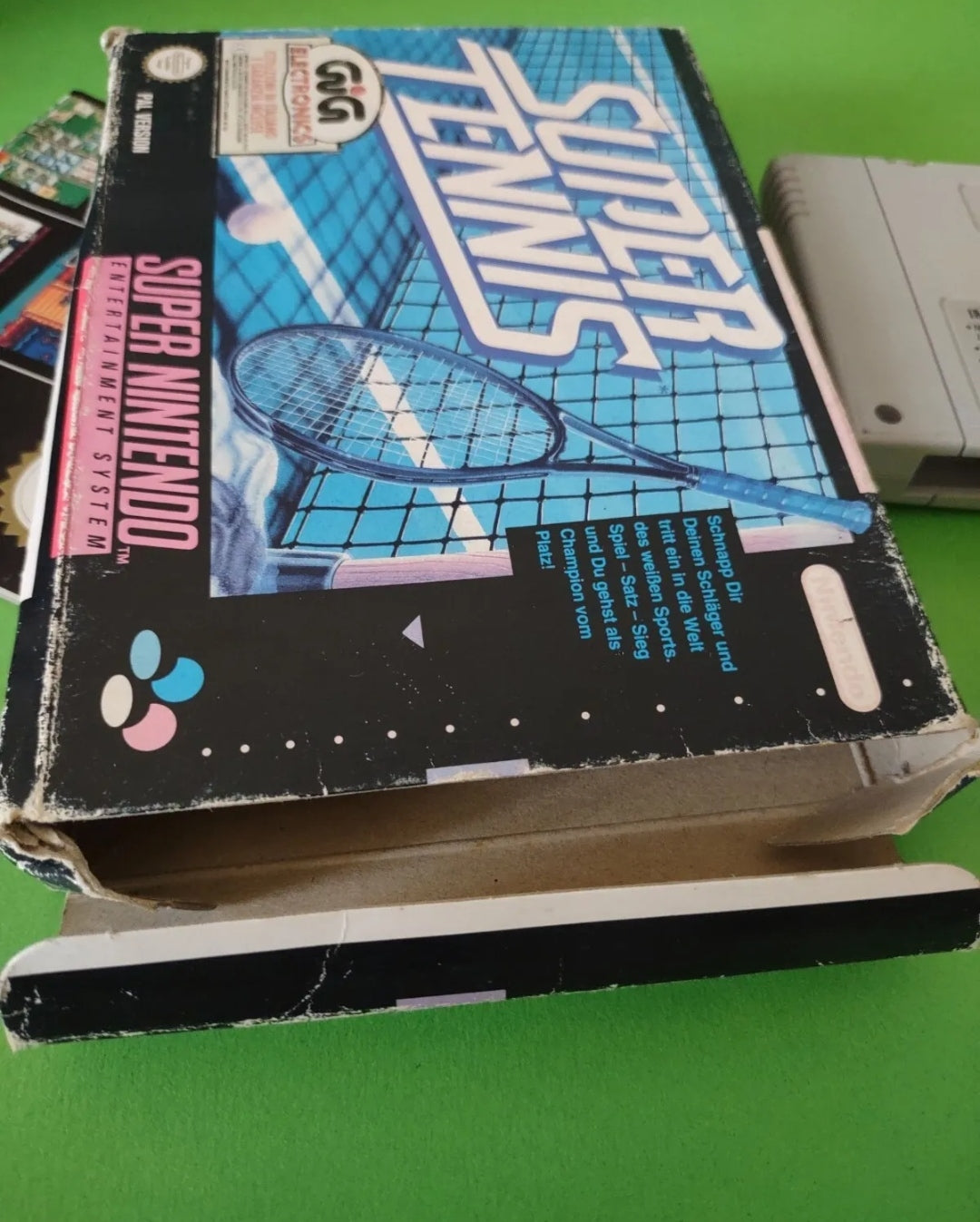 SUPER TENNIS NINTENDO SNES USATO PAL EUR ITA gig super Nintendo