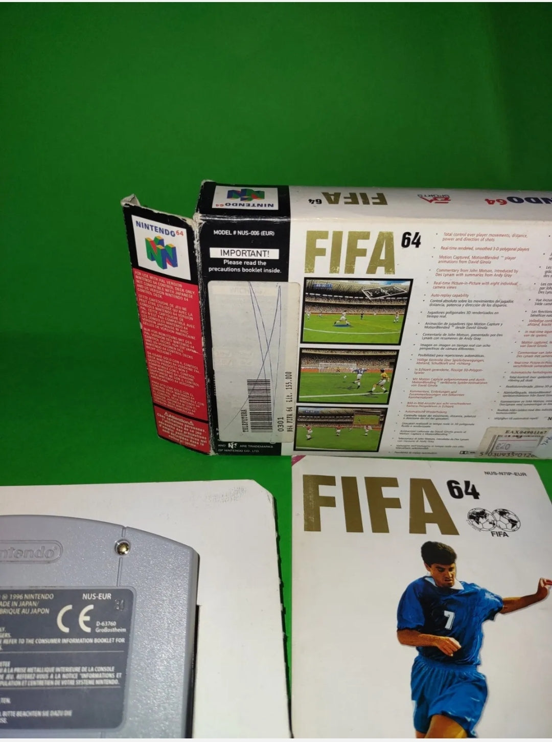 Fifa 64 (completo) per NINTENDO 64 - PAL n64 gioco calcio gig