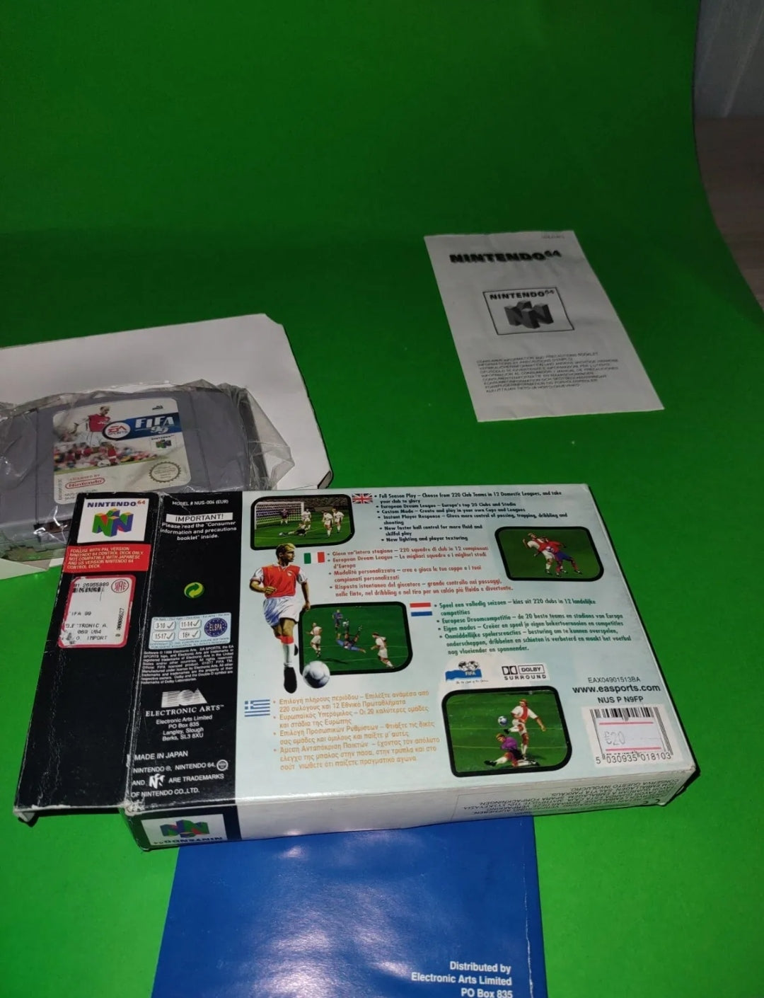 Fifa 99 (completo) per NINTENDO 64 - PAL n64 gioco calcio