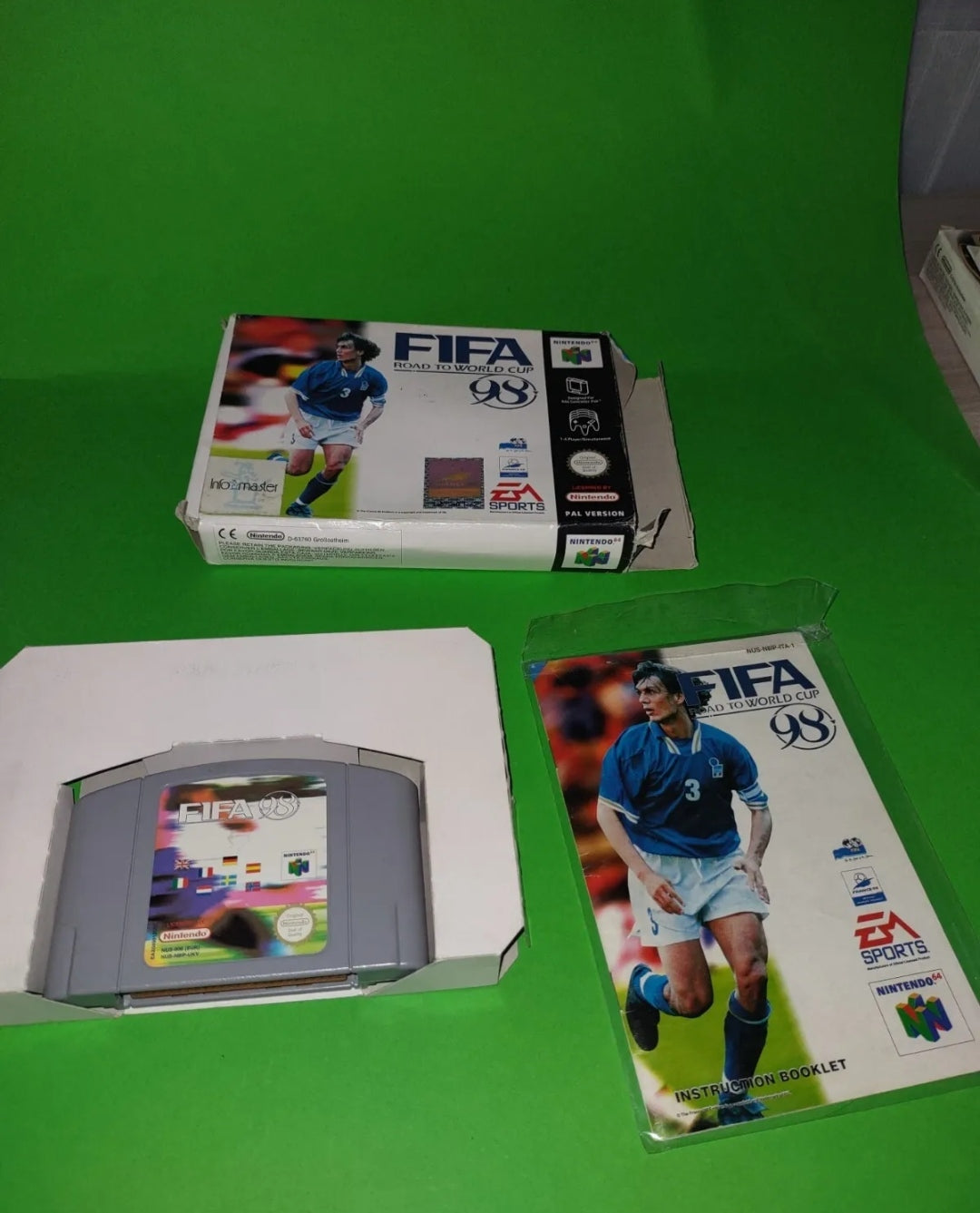 Fifa 98 (completo) per NINTENDO 64 - PAL n64 gioco calcio Road to world Cup