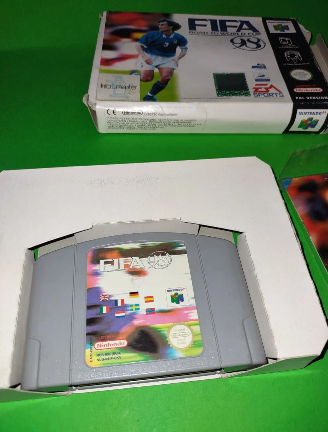 Fifa 98 (completo) per NINTENDO 64 - PAL n64 gioco calcio Road to world Cup