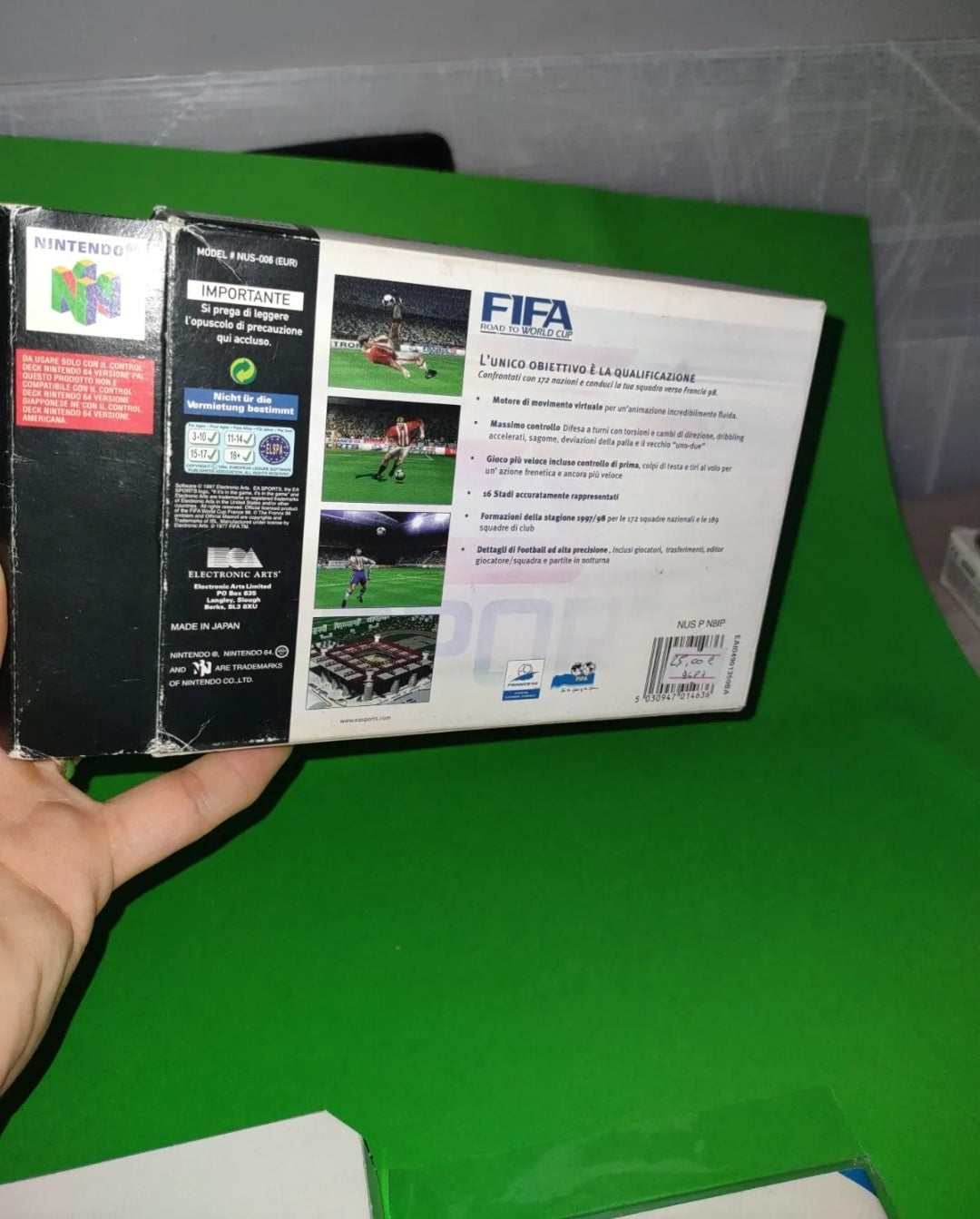 Fifa 98 (completo) per NINTENDO 64 - PAL n64 gioco calcio Road to world Cup
