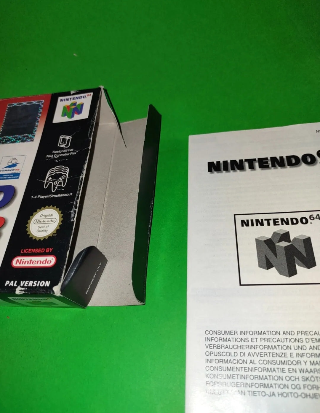 World Cup 9 (completo) per NINTENDO 64 - PAL n64 gioco calcio soccer