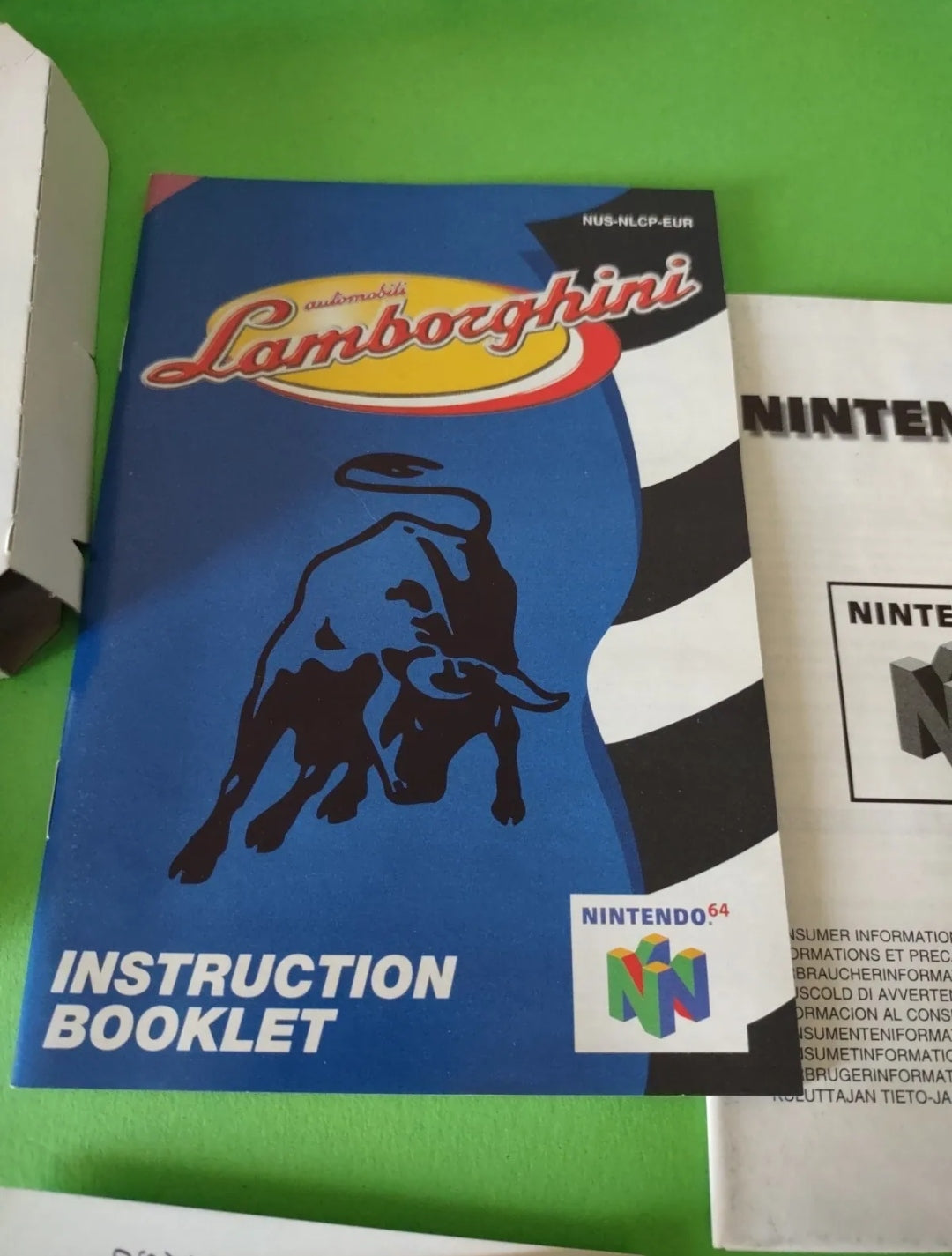 AUTOMOBILI LAMBORGHINI gioco Nintendo 64 Pal version GIG completo