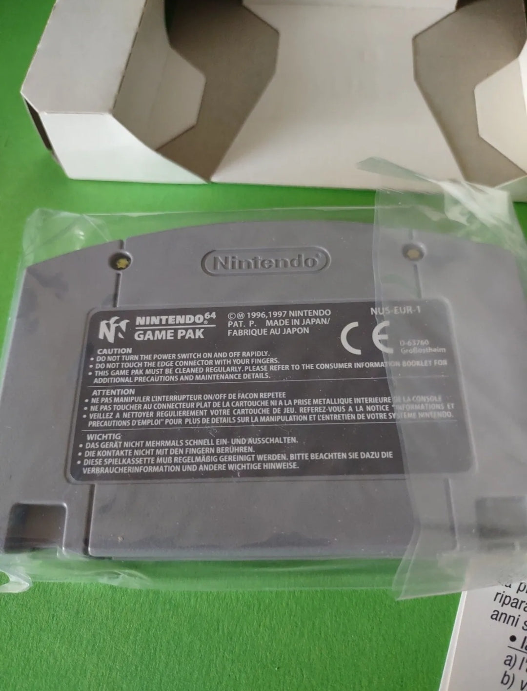 AUTOMOBILI LAMBORGHINI gioco Nintendo 64 Pal version GIG completo