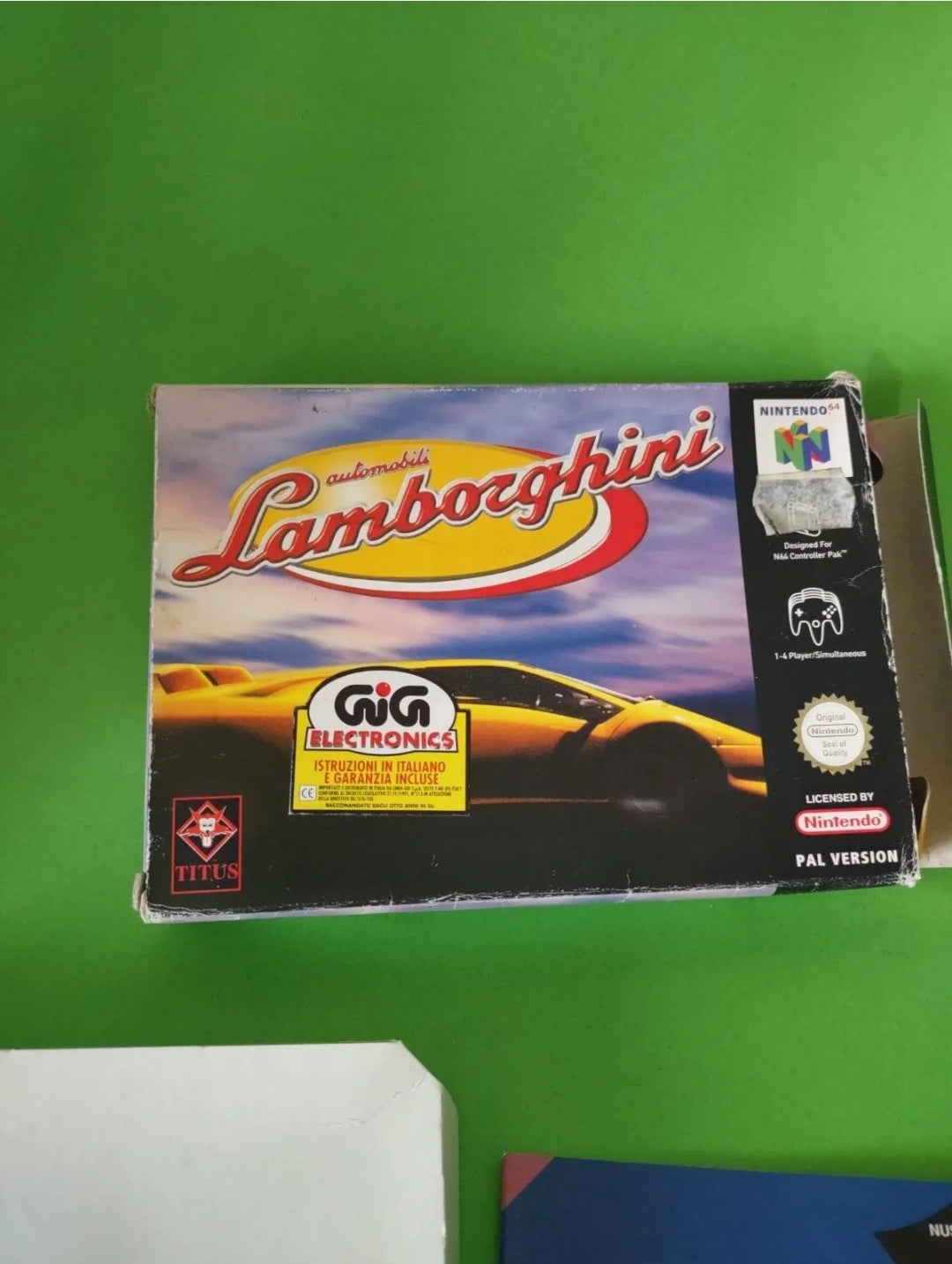 AUTOMOBILI LAMBORGHINI gioco Nintendo 64 Pal version GIG completo