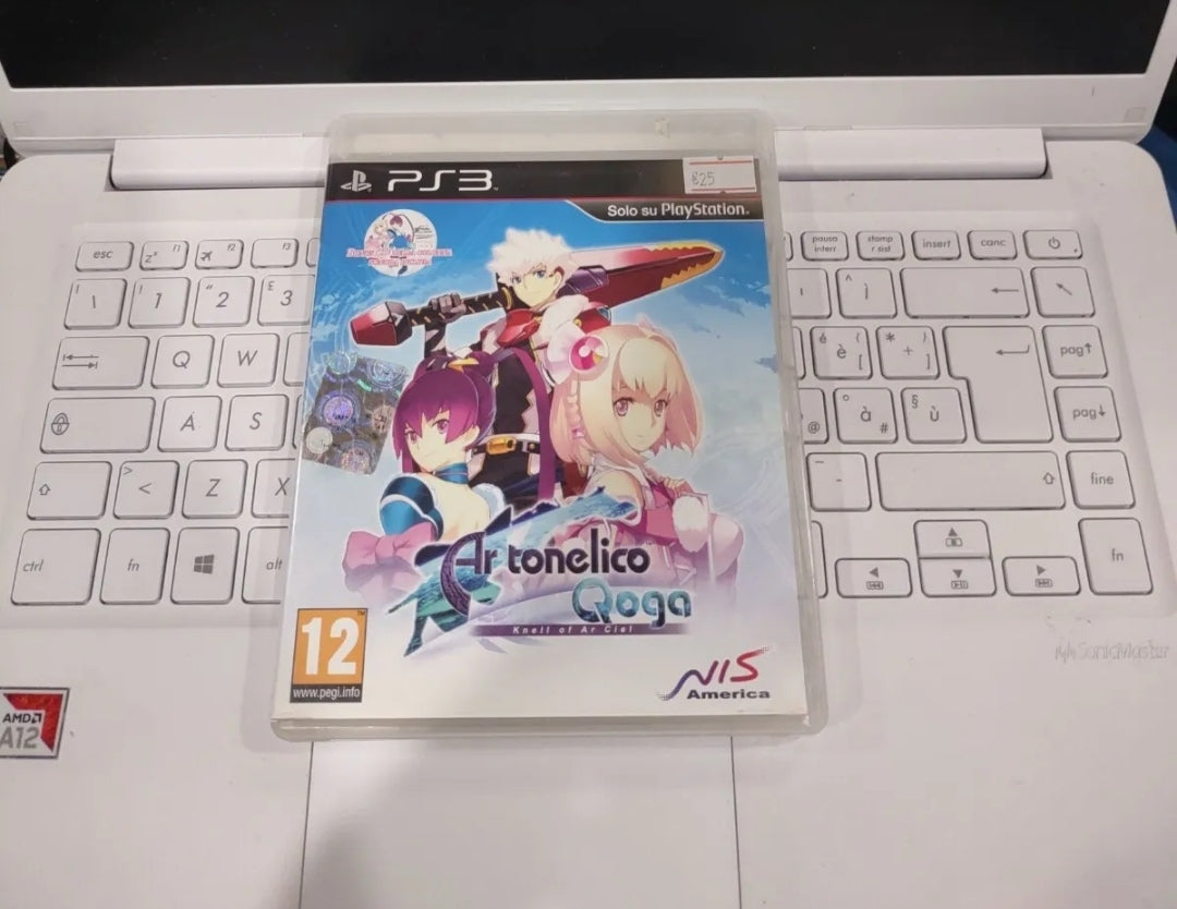 AR TONELICO QOGA KNELL OF AR CIEL PS3 PAL ITA usato completo di libretto