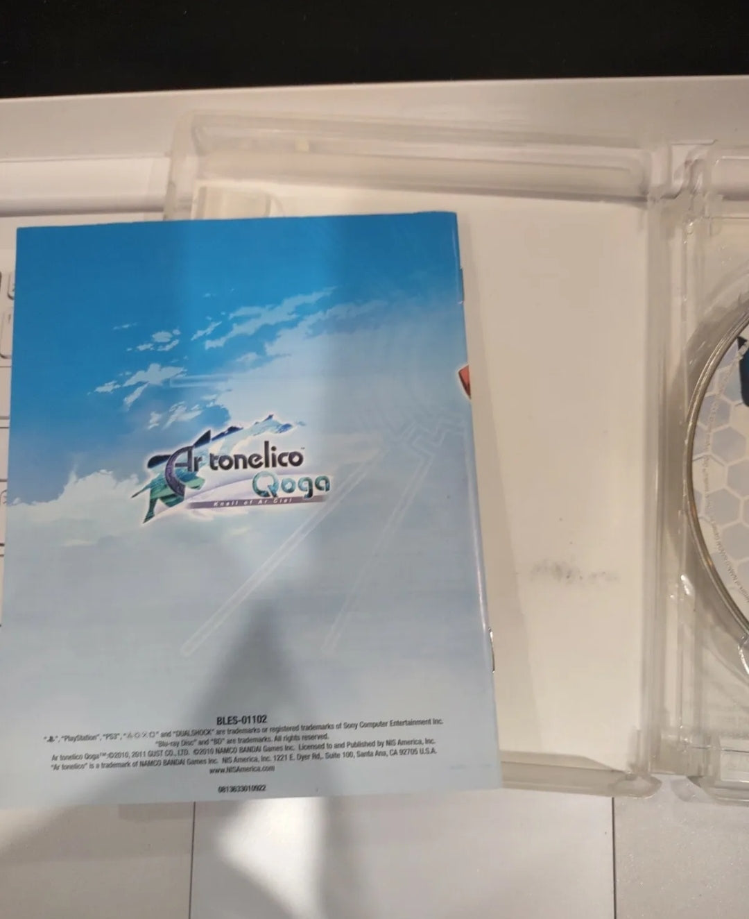 AR TONELICO QOGA KNELL OF AR CIEL PS3 PAL ITA usato completo di libretto