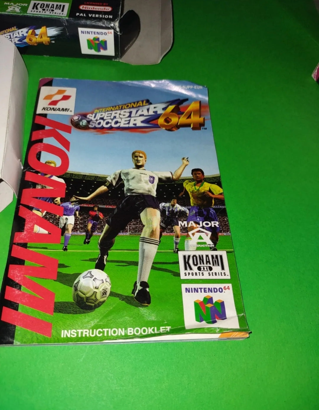 Nintendo 64 International Superstar Soccer 64 completo n64 konami game