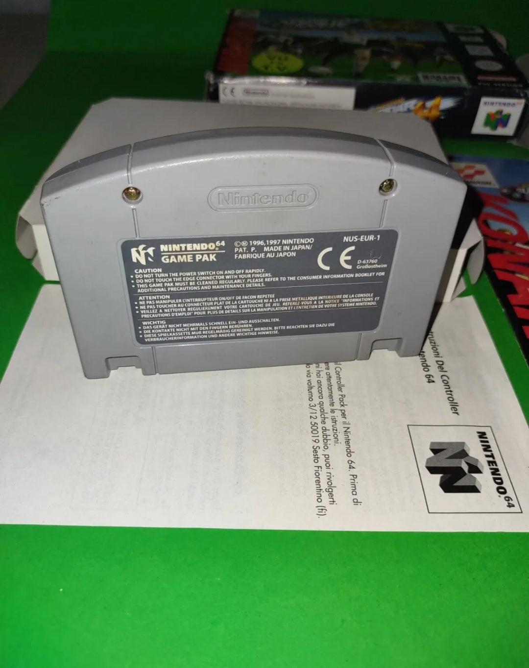 Nintendo 64 International Superstar Soccer 64 completo n64 konami game
