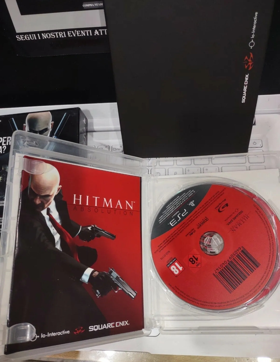 HITMAN ABSOLUTION PROFESSIONAL EDITION LIMITED PS3 PAL EUR ITA ITALIANO COMPLETO