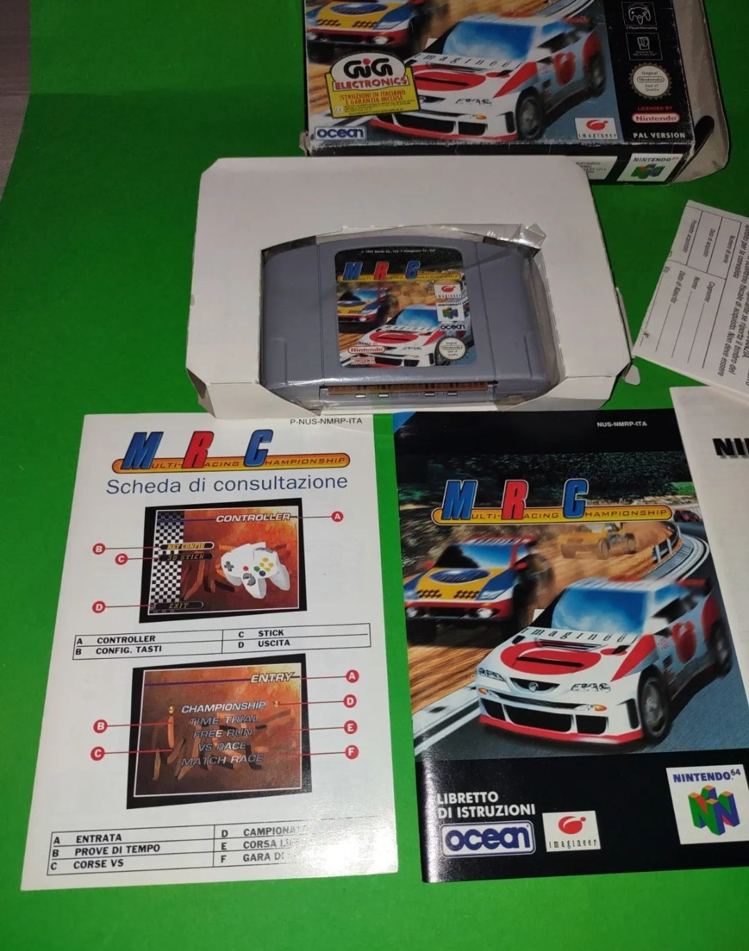 Nintendo 64 Multi Racing Championship M.R.C COMPLETO GIG PAL VERSION