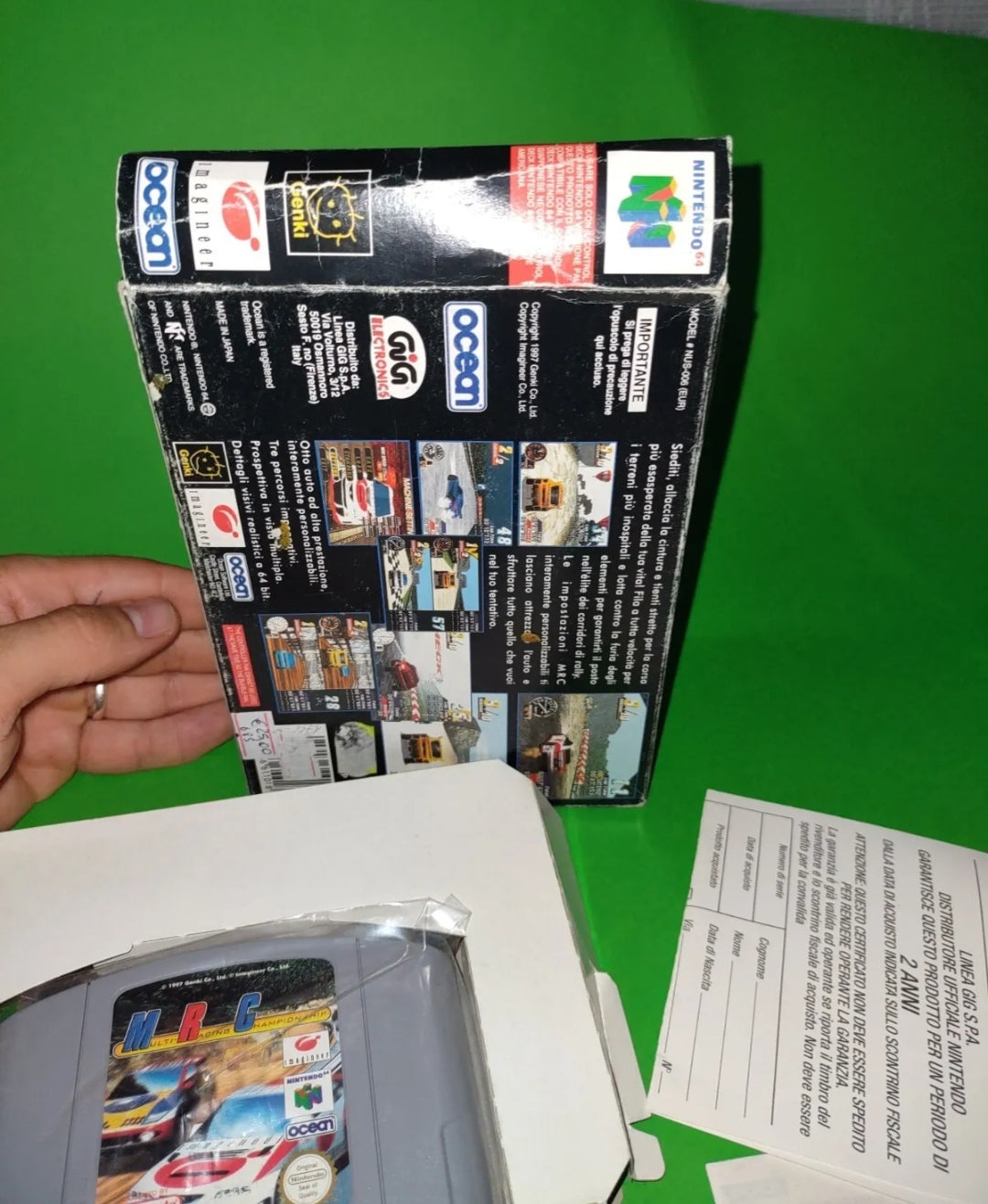 Nintendo 64 Multi Racing Championship M.R.C COMPLETO GIG PAL VERSION