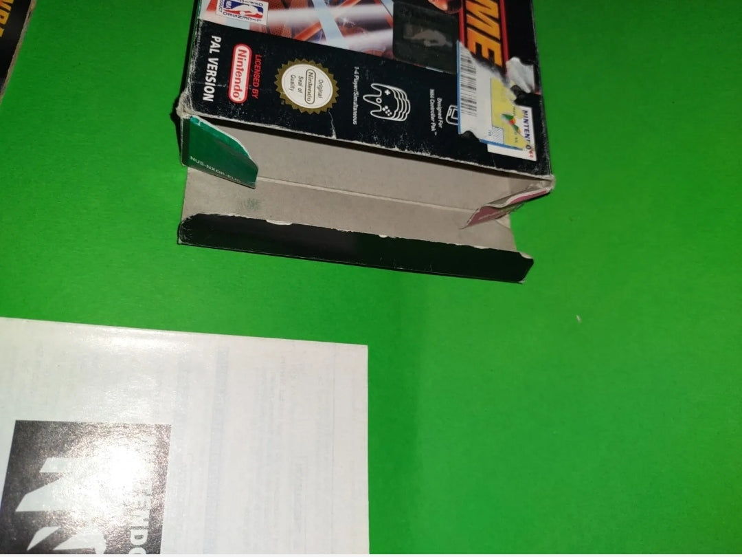 NBA Hang Time Nintendo 64 1996 Pal Version Con Scatola Originale Vintage n64