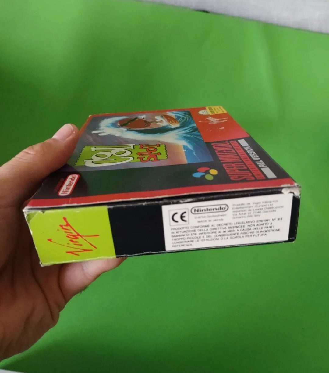 '' COOL SPOT " GIOCO PER SUPER NINTENDO SNES PAL VERSION ITA no libretto