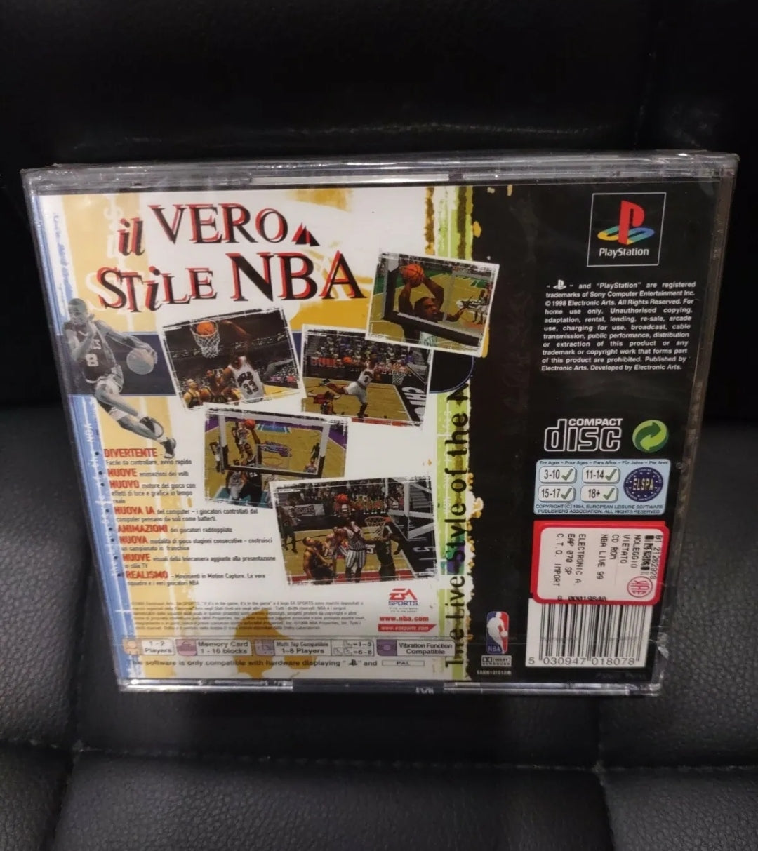 EA Sports NBA Live 99 Sony Playstation 1 PS1 PAL SEALED nuovo sigillato italiano