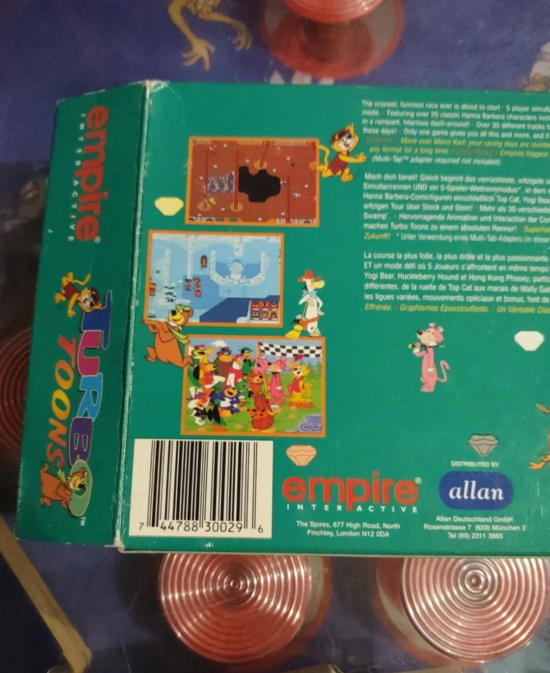 Gioco SNES Nintendo Turbo Toons PAL EUR Completo