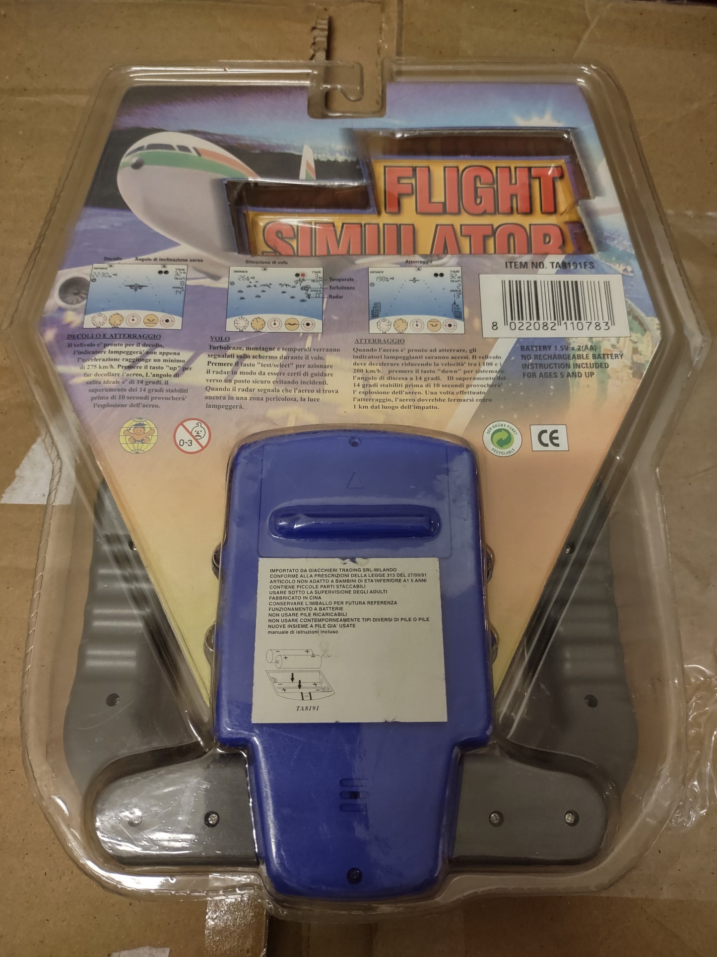 Gioco elettronico Flight simulator toytronix simulatore di volo