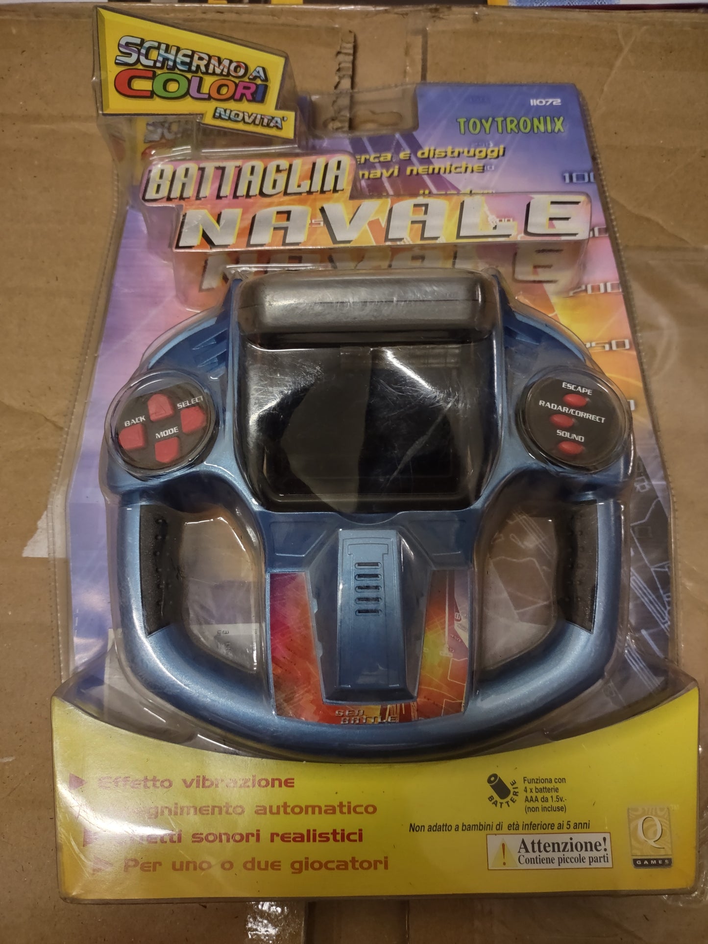 Gioco elettronico battaglia navale toytronix