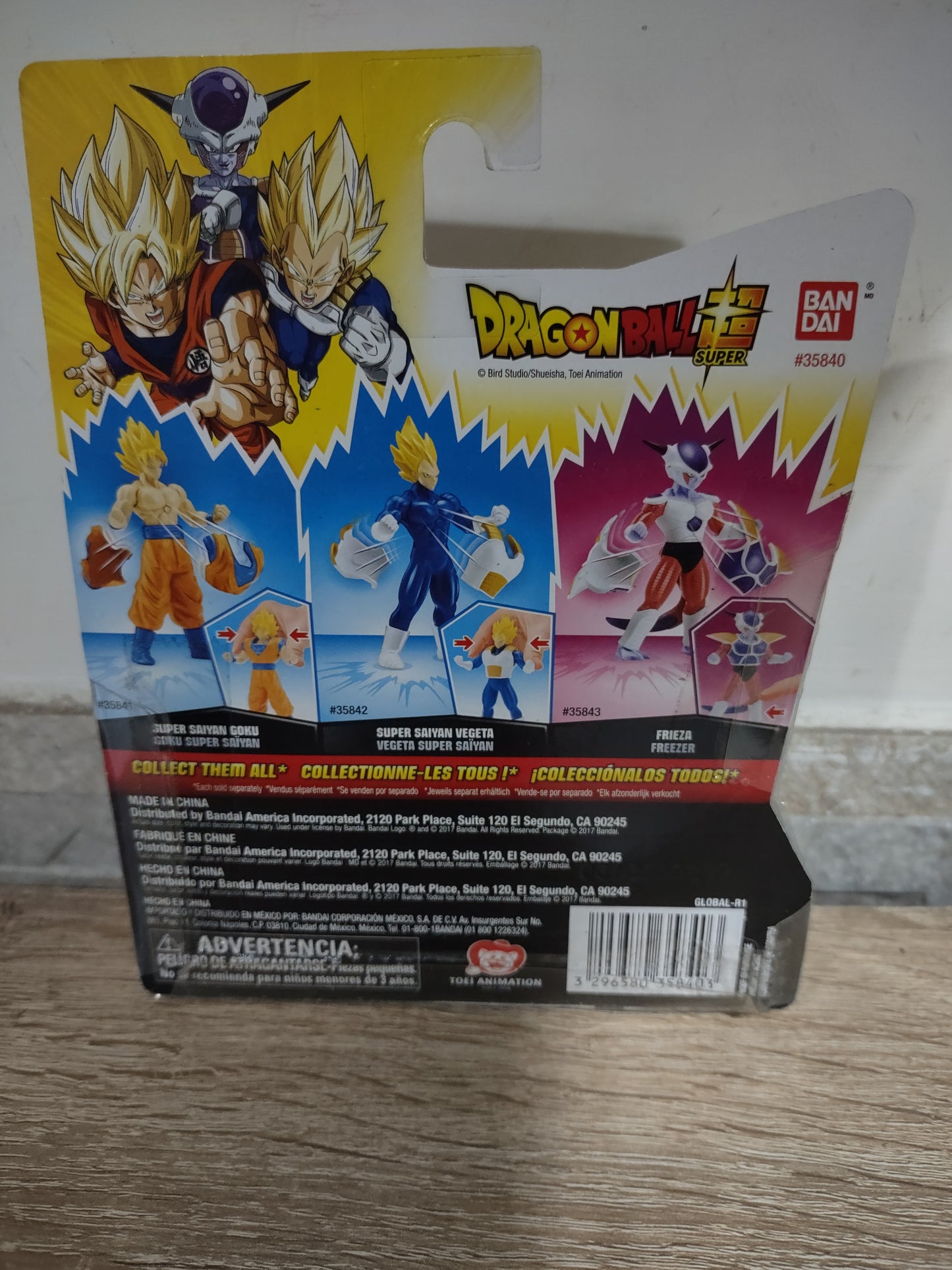 Action figure Dragon ball super Vegeta super Sayan