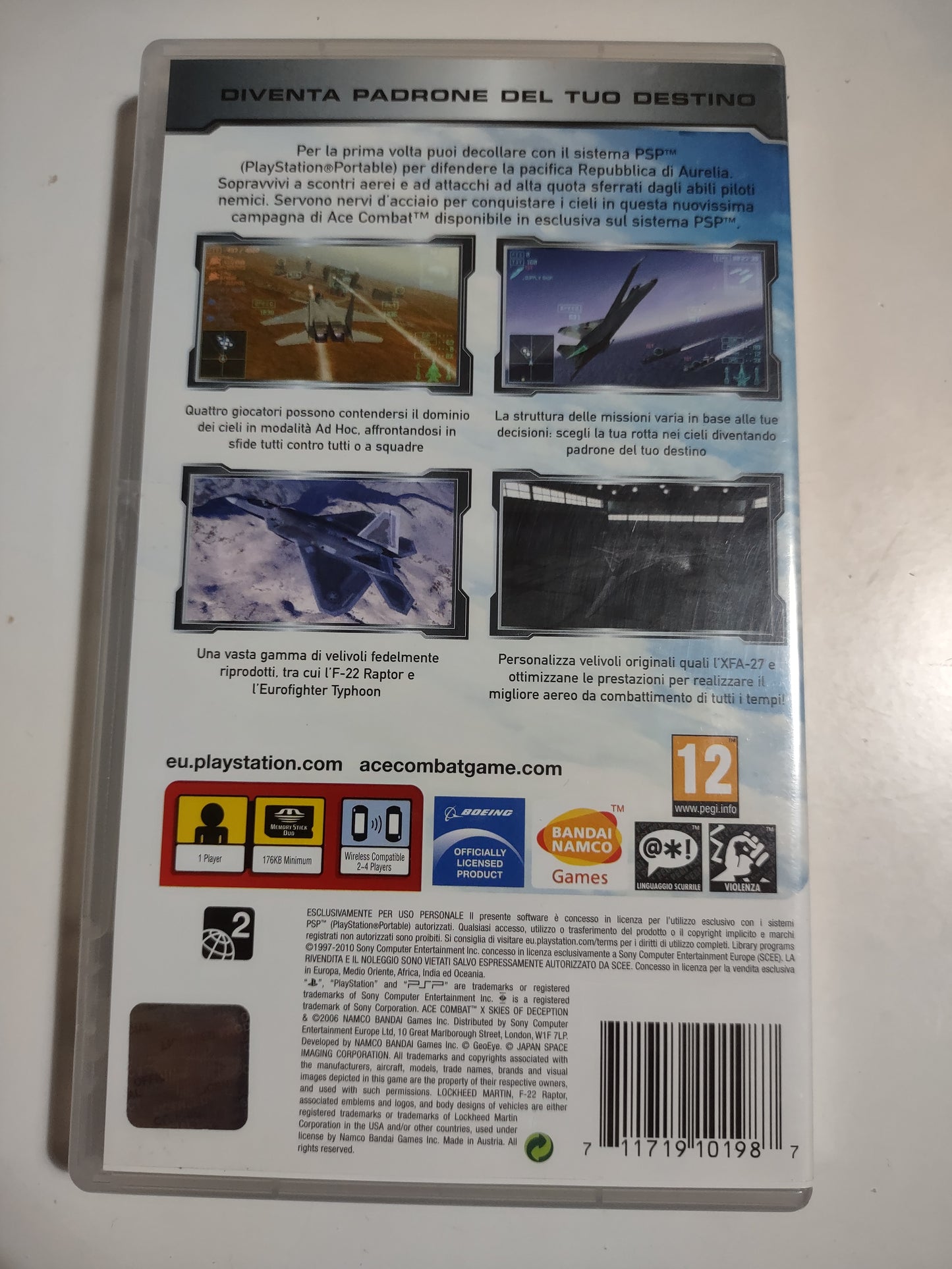 Gioco psp ace combat