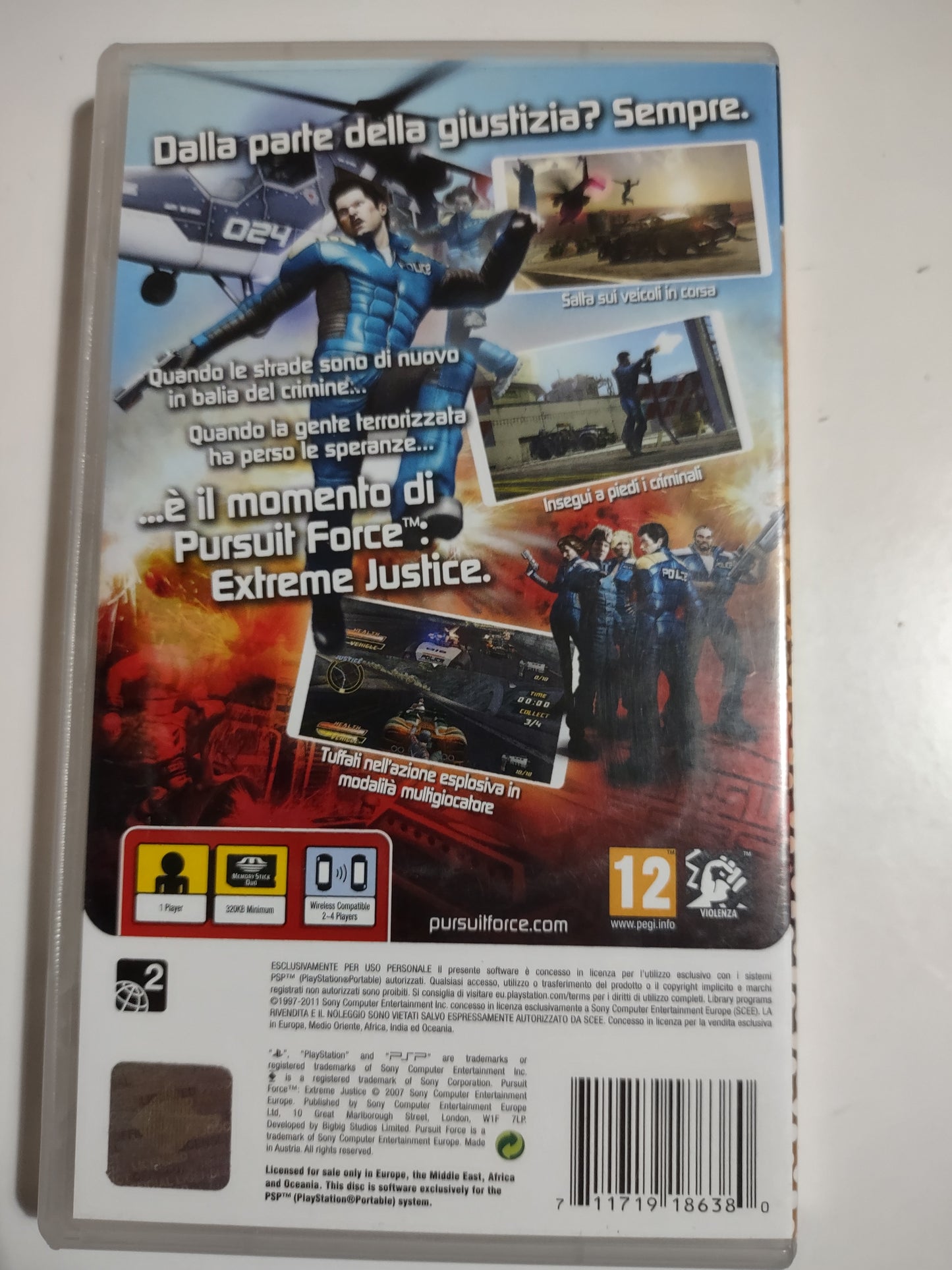 Gioco psp pursuit force