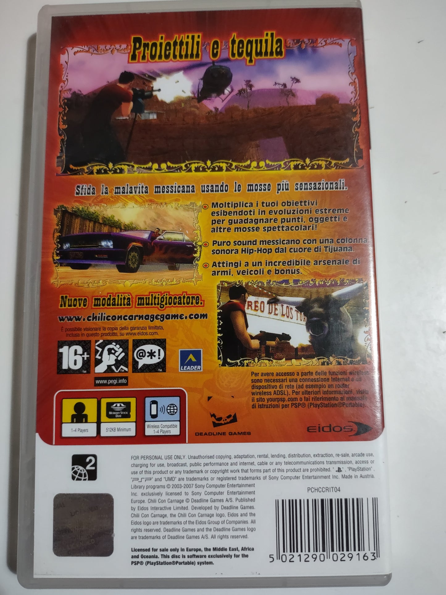 Gioco psp chilo con carnage