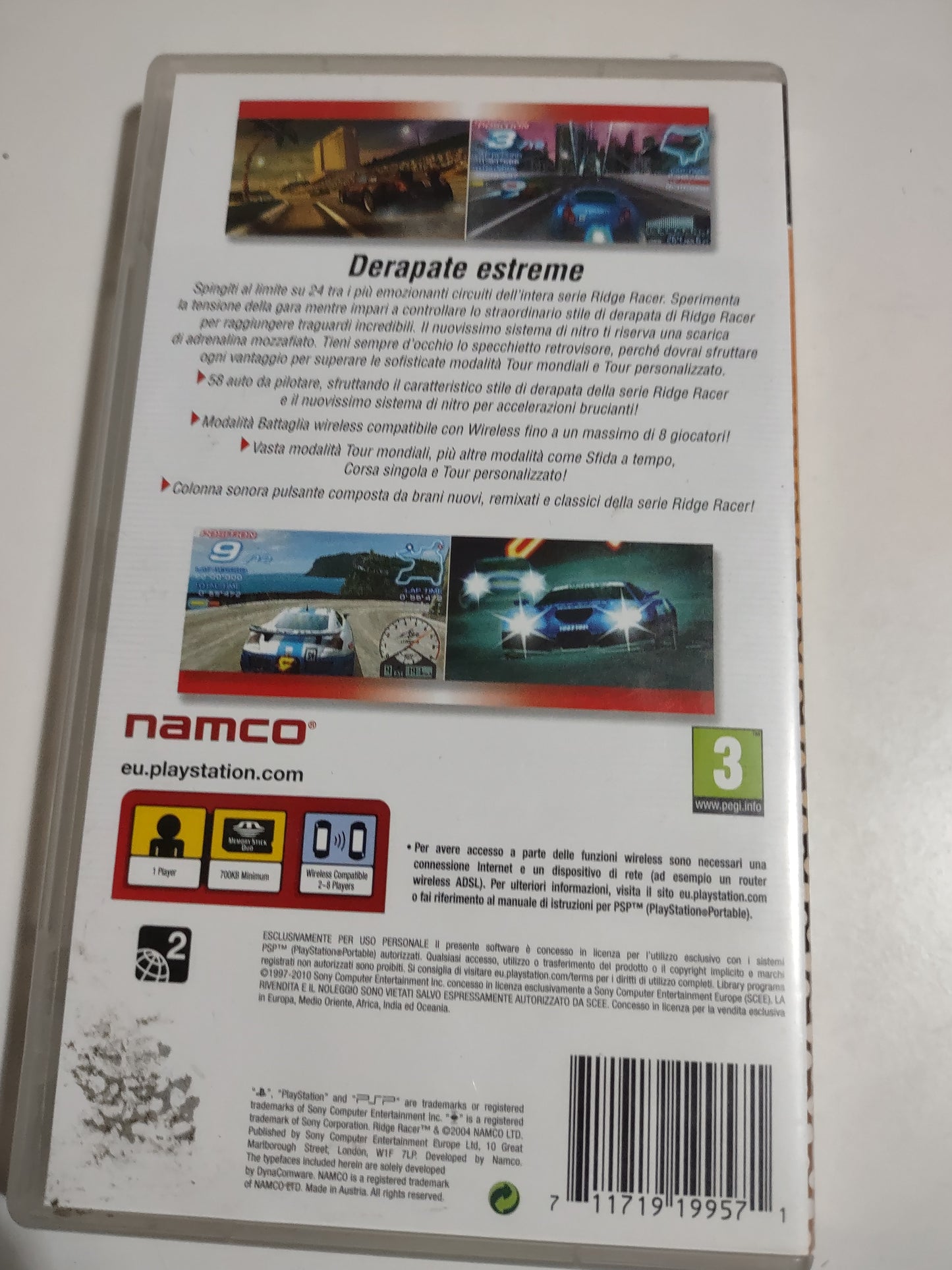 Gioco psp Ridge Racer